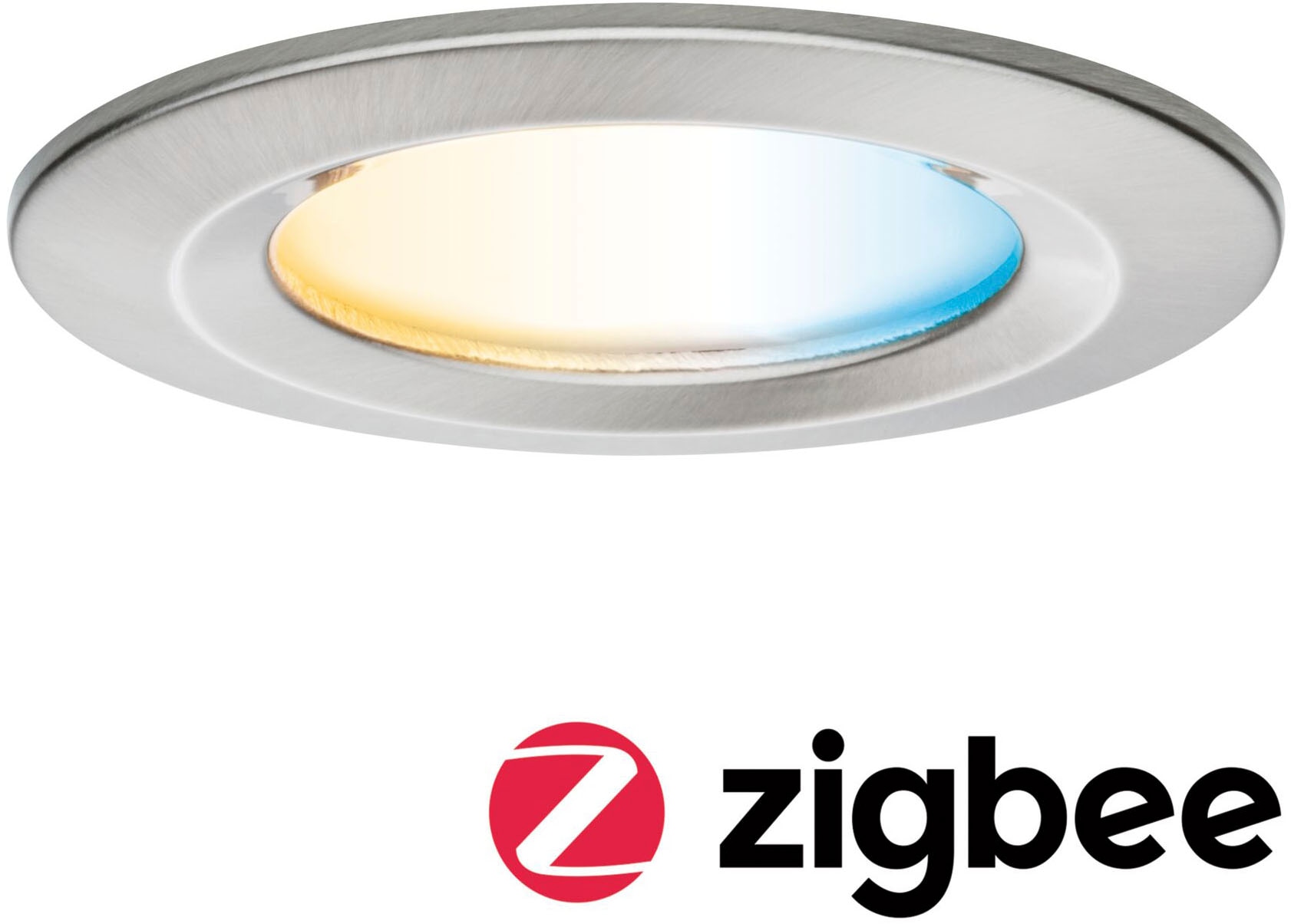 Paulmann LED Einbauleuchte »LED Einbauleuchte Nova Coin IP44 rund 78mm« LED-Modul 1 Stk. Tageslichtweiß Memoryfunktion, Farbwechsler, Farbsteuerung, Dimmer, Smart Home