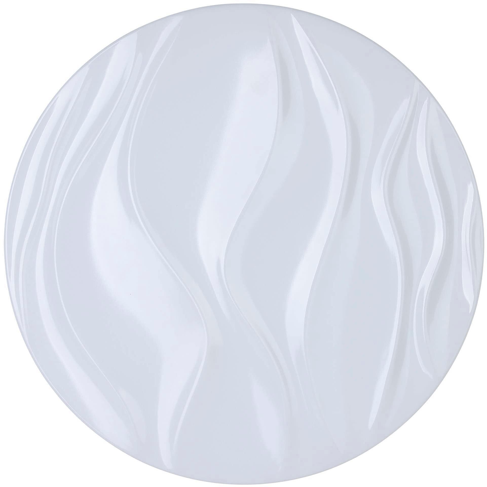 EGLO Deckenleuchte »Benariba Deckenlampe, Wandlampe aus Stahl und Kunststoff, Flurlampe« LED-Modul 1 Stk. Warmweiß Wandlampe, Deckenlampe in Weiß, Wohnzimmerlampe, Lampe, Ø 33 cm