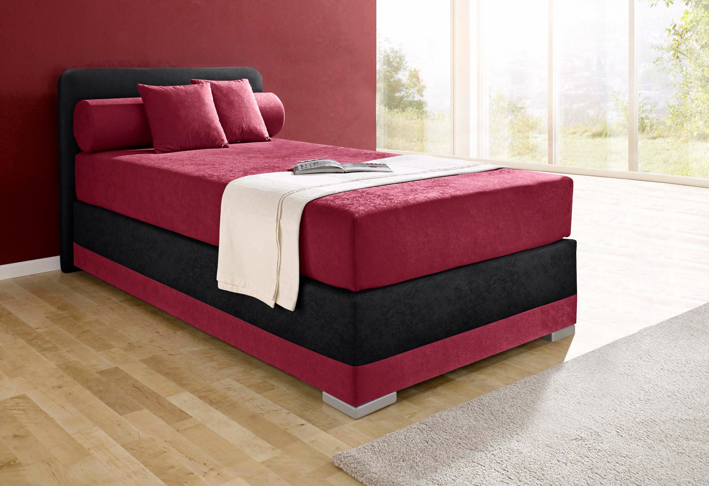Maintal Boxspringbett »Lago« in 3 verschiedenen Matratzenarten,  H2 oder H3
