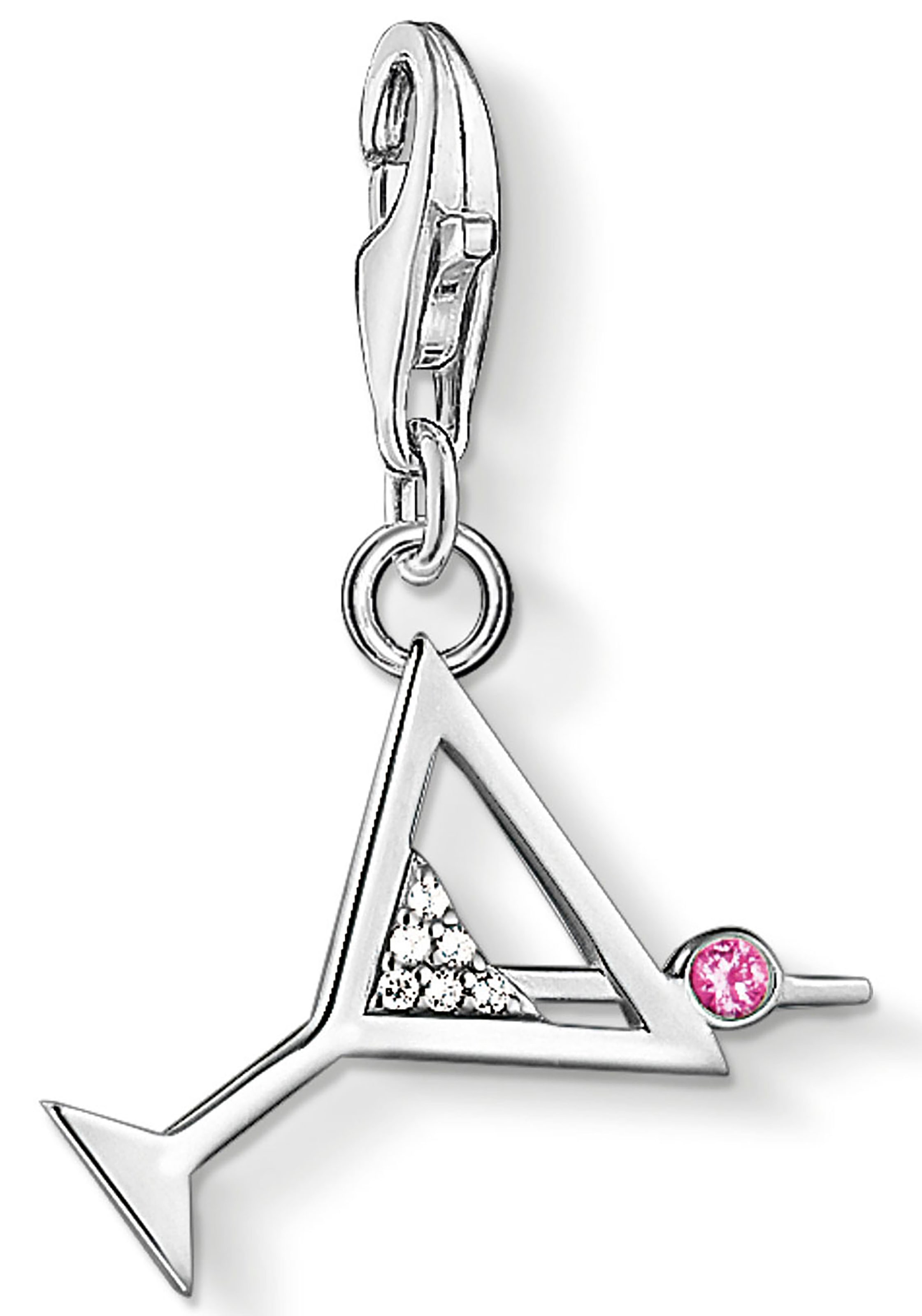 THOMAS SABO Charm-Einhänger »Cocktail, 1802-013-27«, mit Zirkonia (synth.)