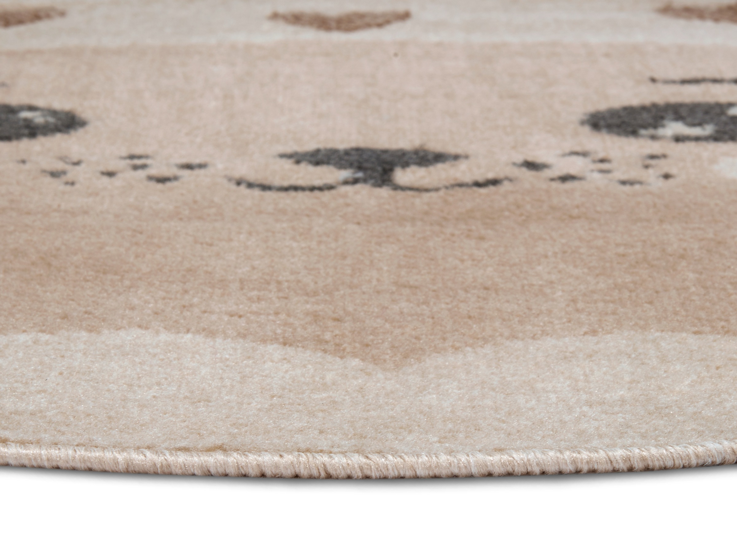HANSE Home Kinderteppich »Adventures Cat«, rund, 8 mm Höhe, Spielteppich, fest, Kinderzimmer, Kurzflor, Spielunterlage