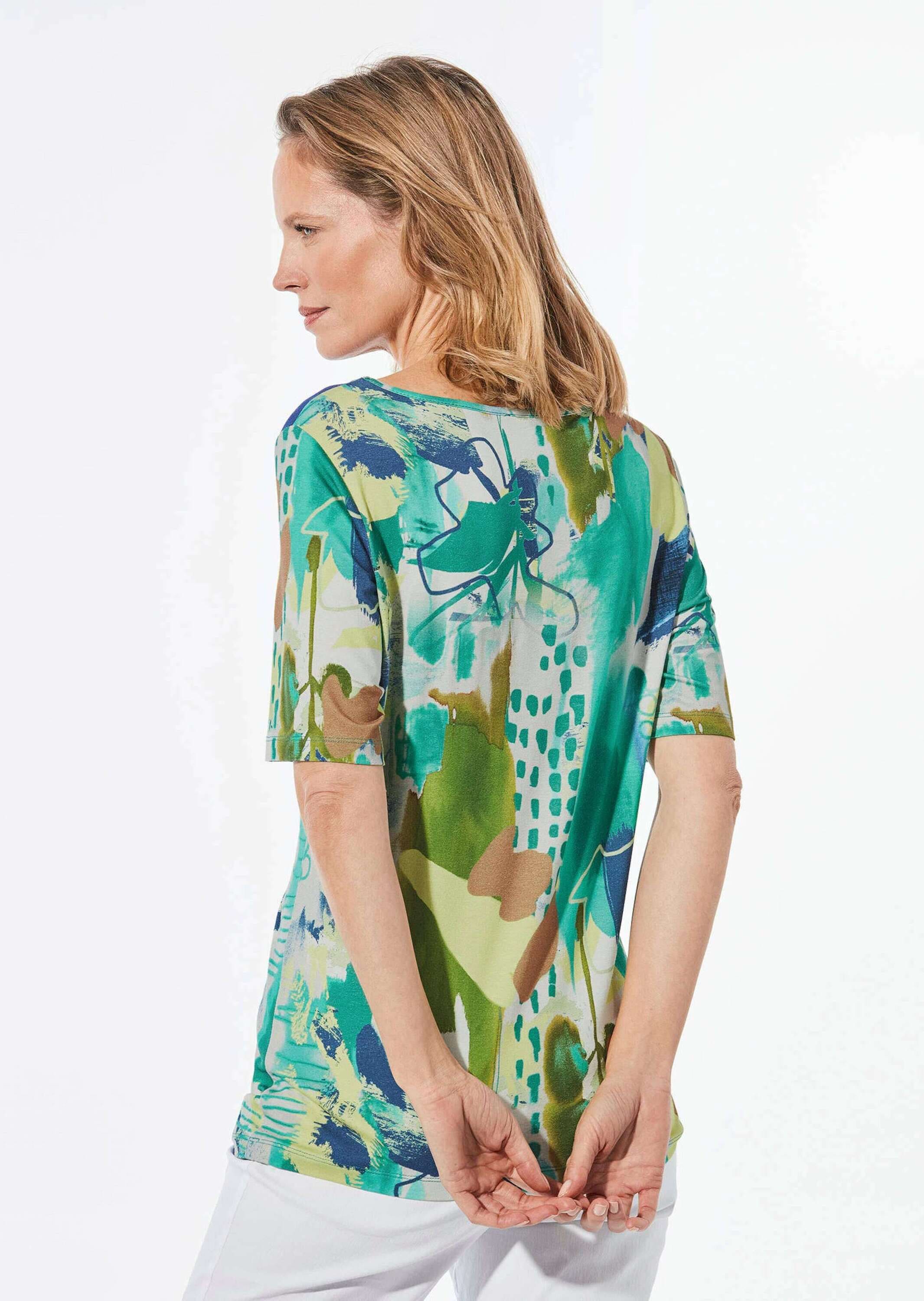 GOLDNER Kurzarmshirt »Kurzgröße Shirt mit U-Boot-Ausschnitt« keine/nicht relevant