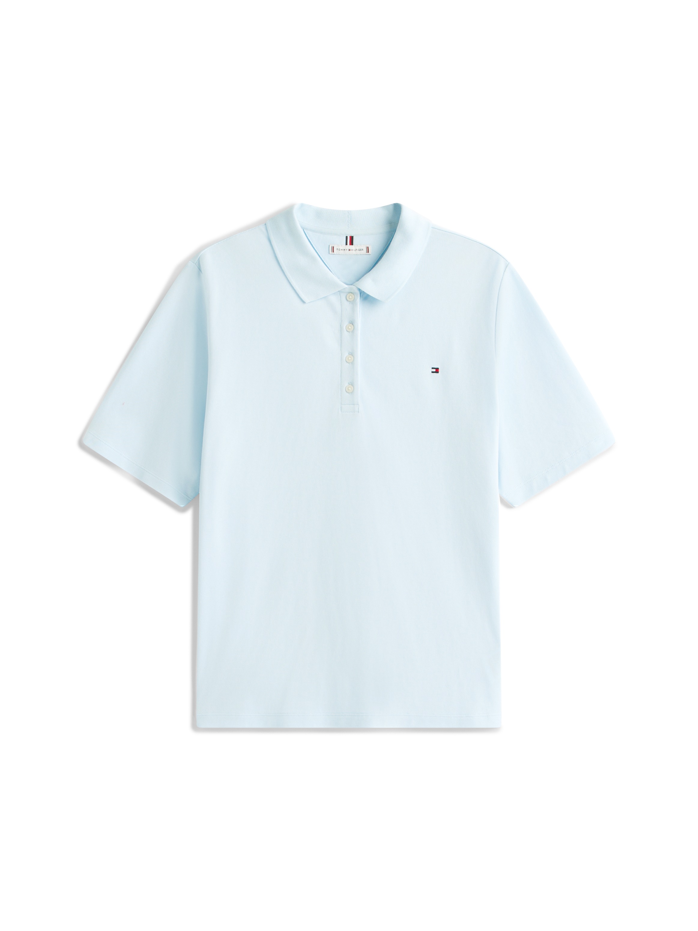 Tommy Hilfiger Curve Poloshirt »CRV 1985 REG PIQUE POLO SS« in großen Größen, aus Pique Qualität