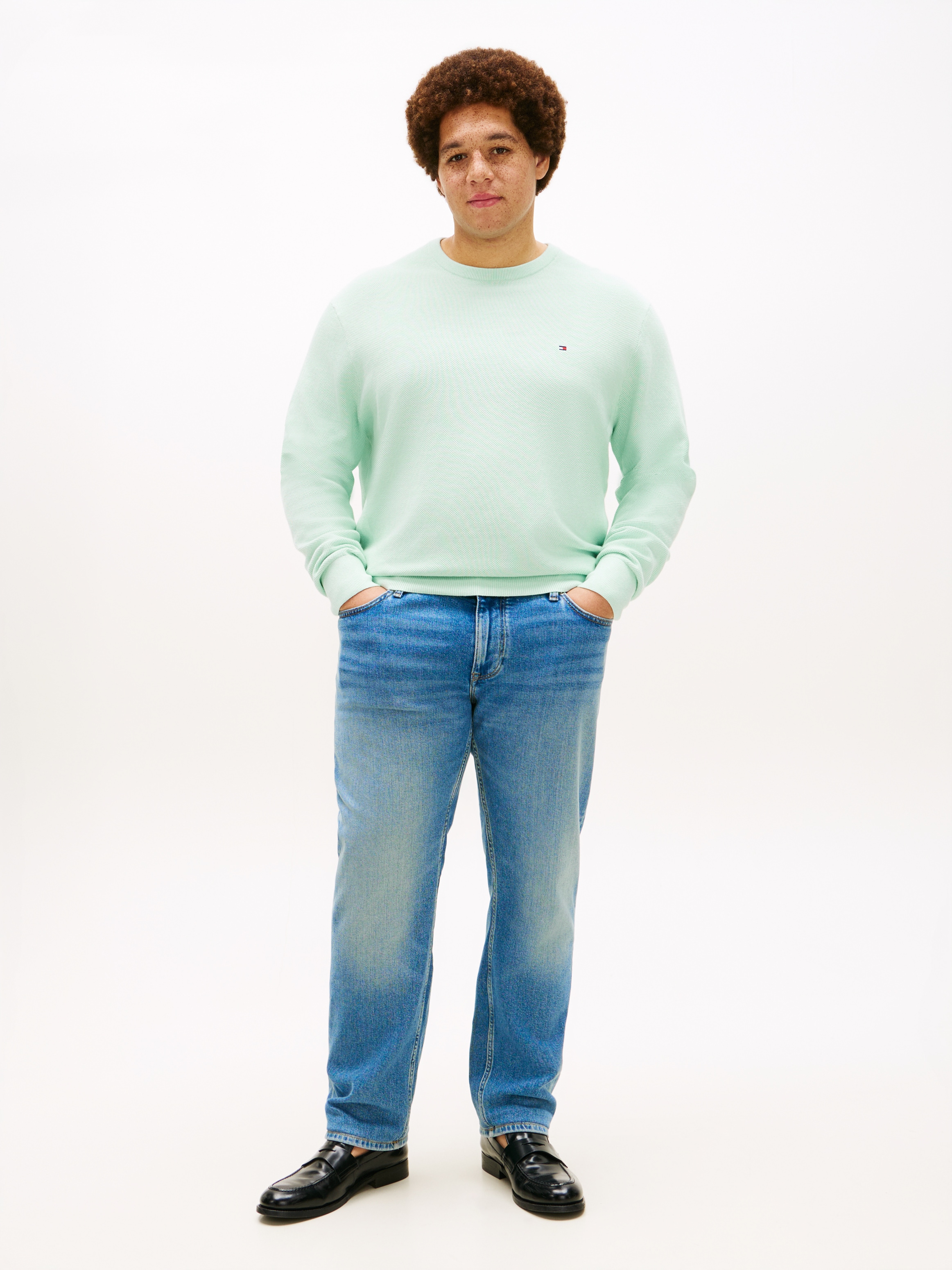 Tommy Hilfiger Big & Tall Rundhalspullover »ESSENTIAL STRUCTURE CREW NECK« Große Größen, regular fit
