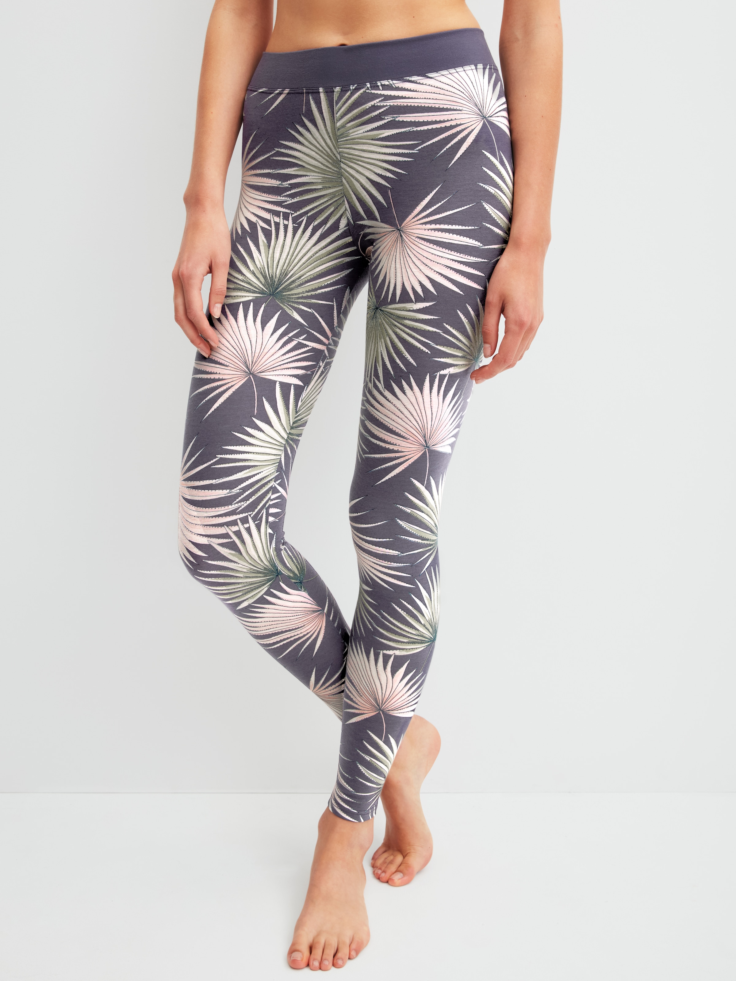 CALIDA Leggings »Elastic Trend«  floraler Print, Baumwollmix, weicher elastischer Bund, bequem