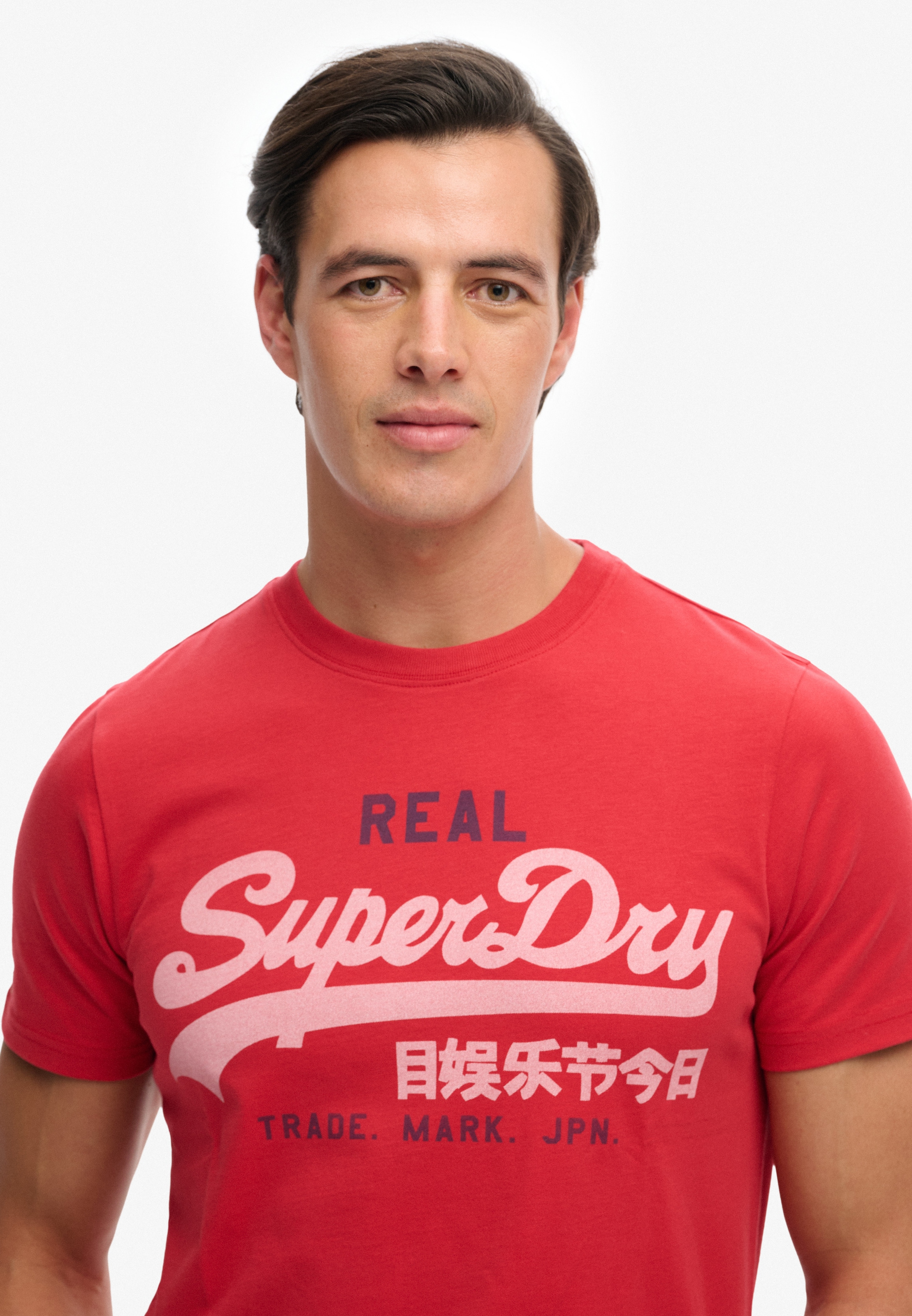Superdry Rundhalsshirt »VL CLASSIC TEE« mit klassischem Vintage-Logo Print