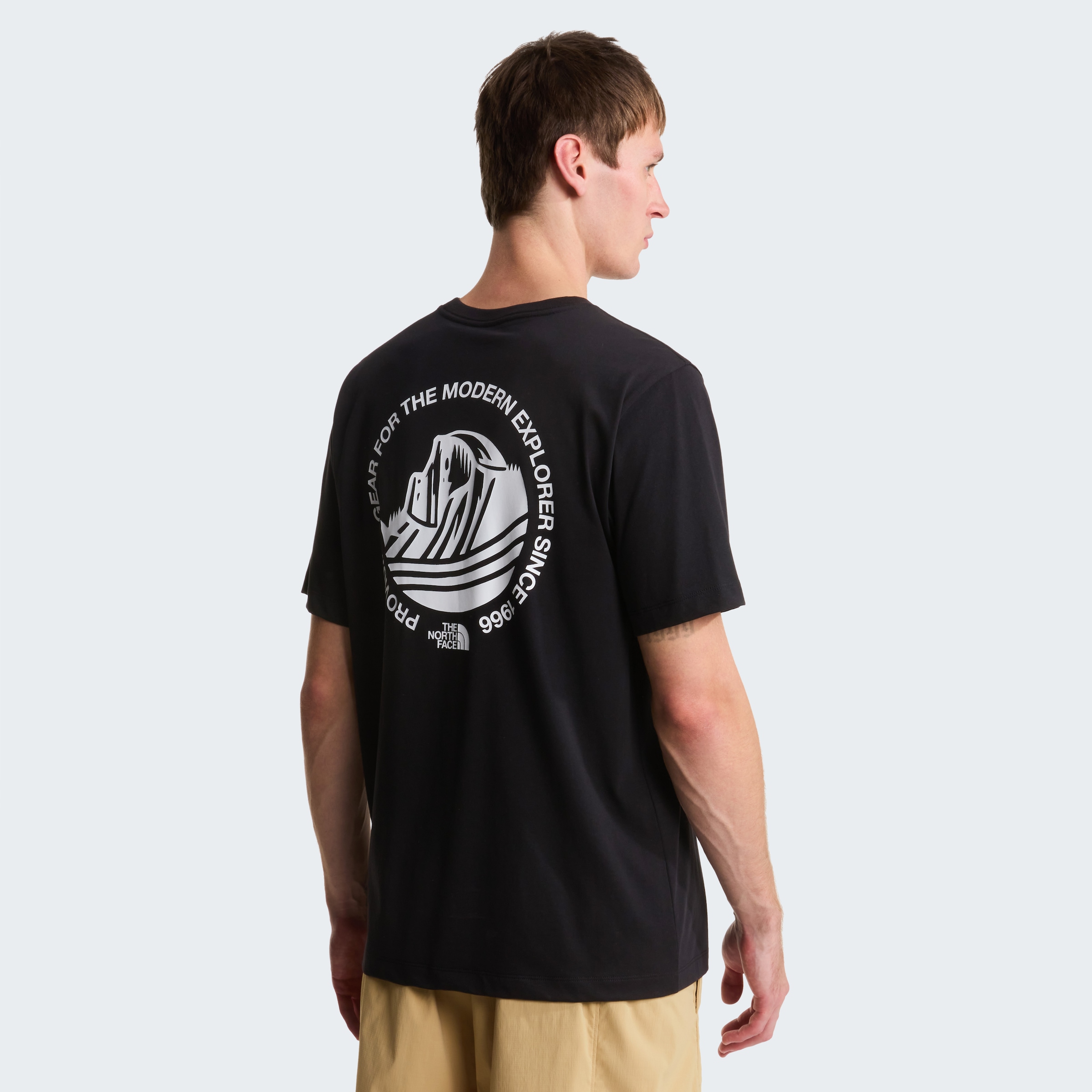 The North Face T-Shirt »M MONTE REGULAR SHORT SLEEVE TEE-GRAPHIC« normale Passform, kurze Ärmel, für Sport und Outdoor