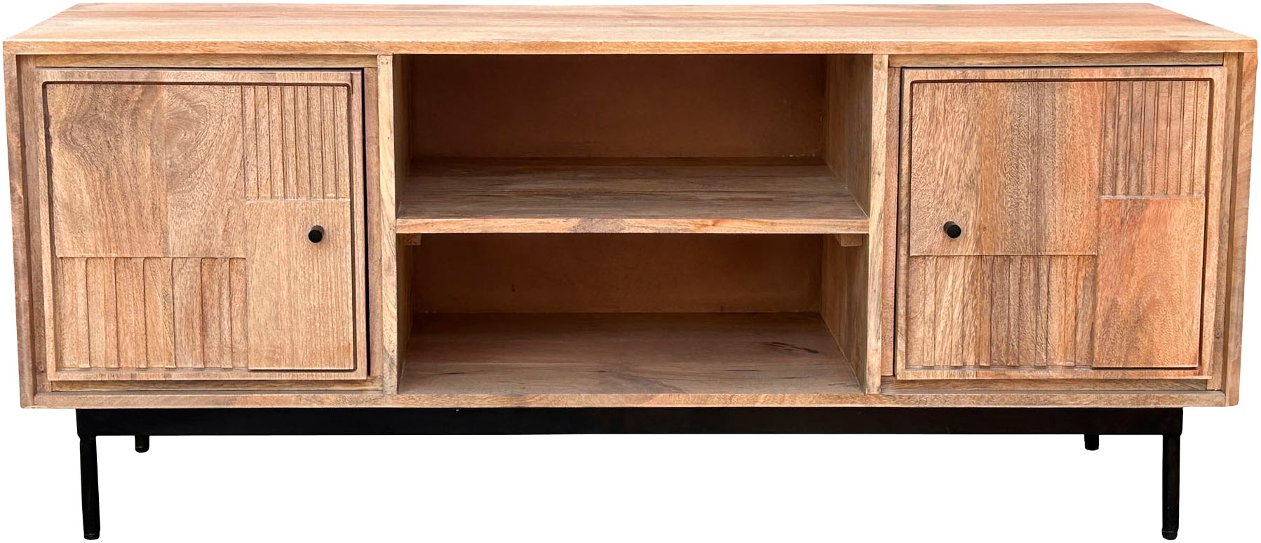 SIT Lowboard 1 Stk. tlg. Massives Lowboard mit variablen Böden & 2 Kabeldurchführungen