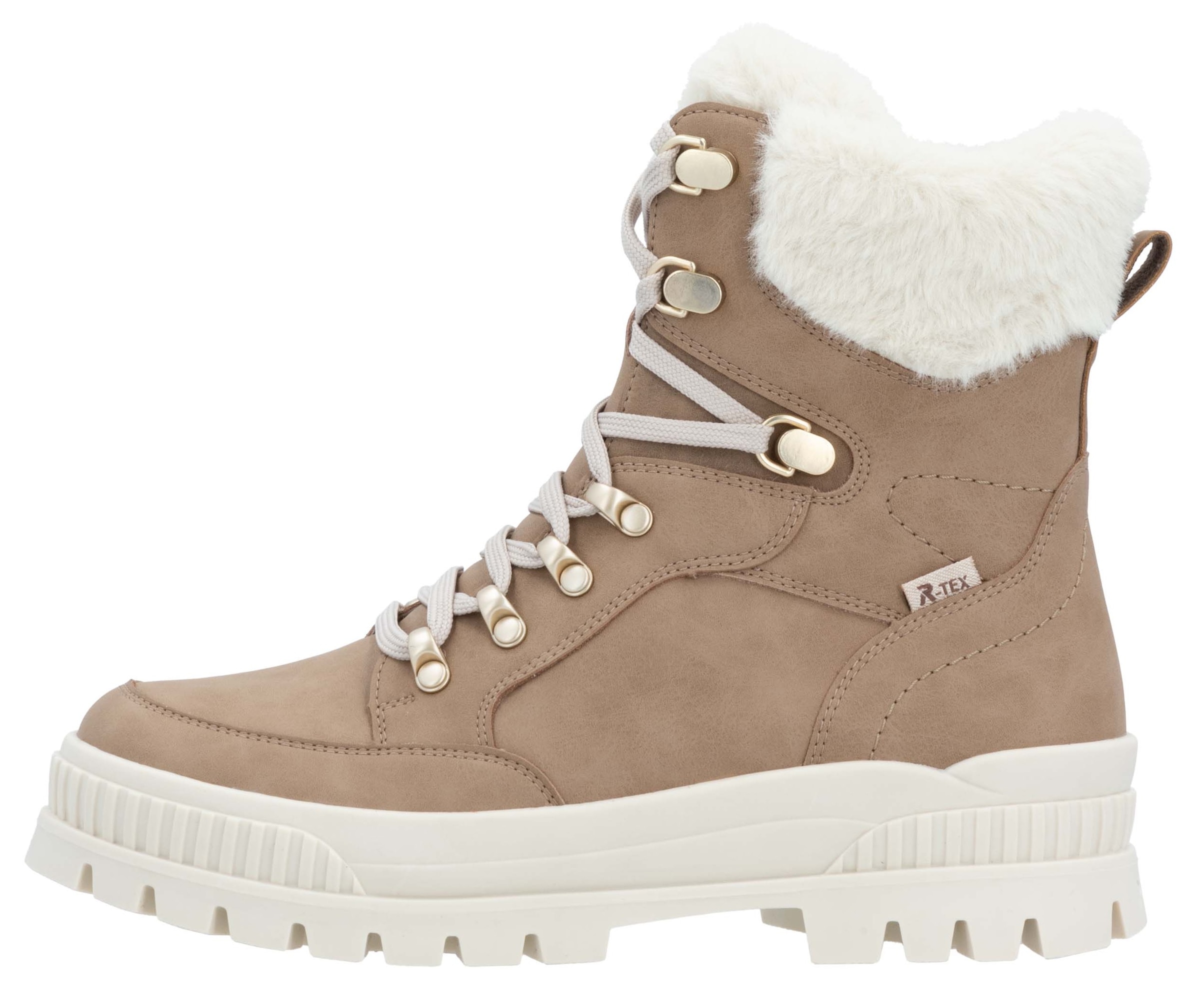 RIEKER Sport Winterboots, Schneeboots, Winterstiefelette mit wasserabweisender R-TEX-Membran