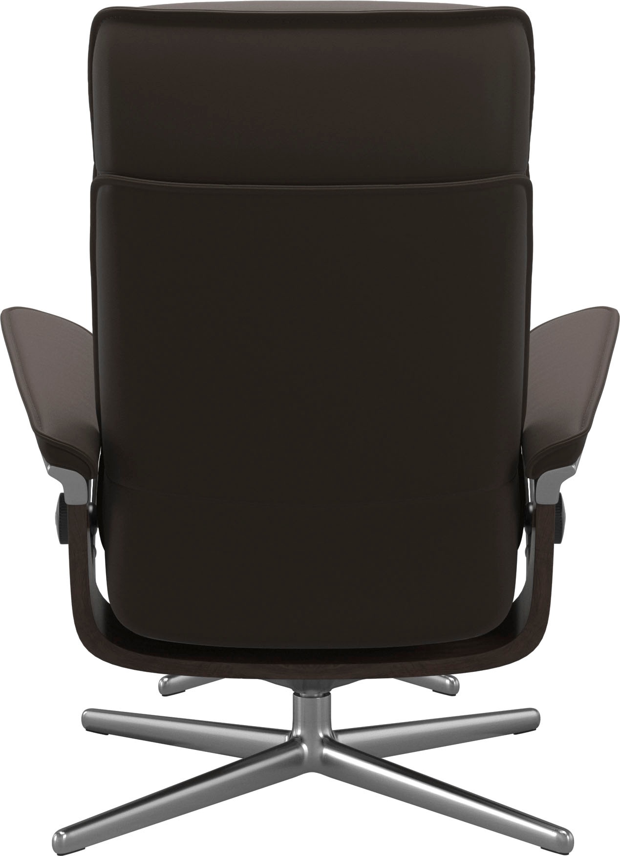 Stressless® Relaxsessel »Admiral«, (Set, Relaxsessel inkl. Hocker), mit Cross Base, Größe M & L, Holzakzent Wenge