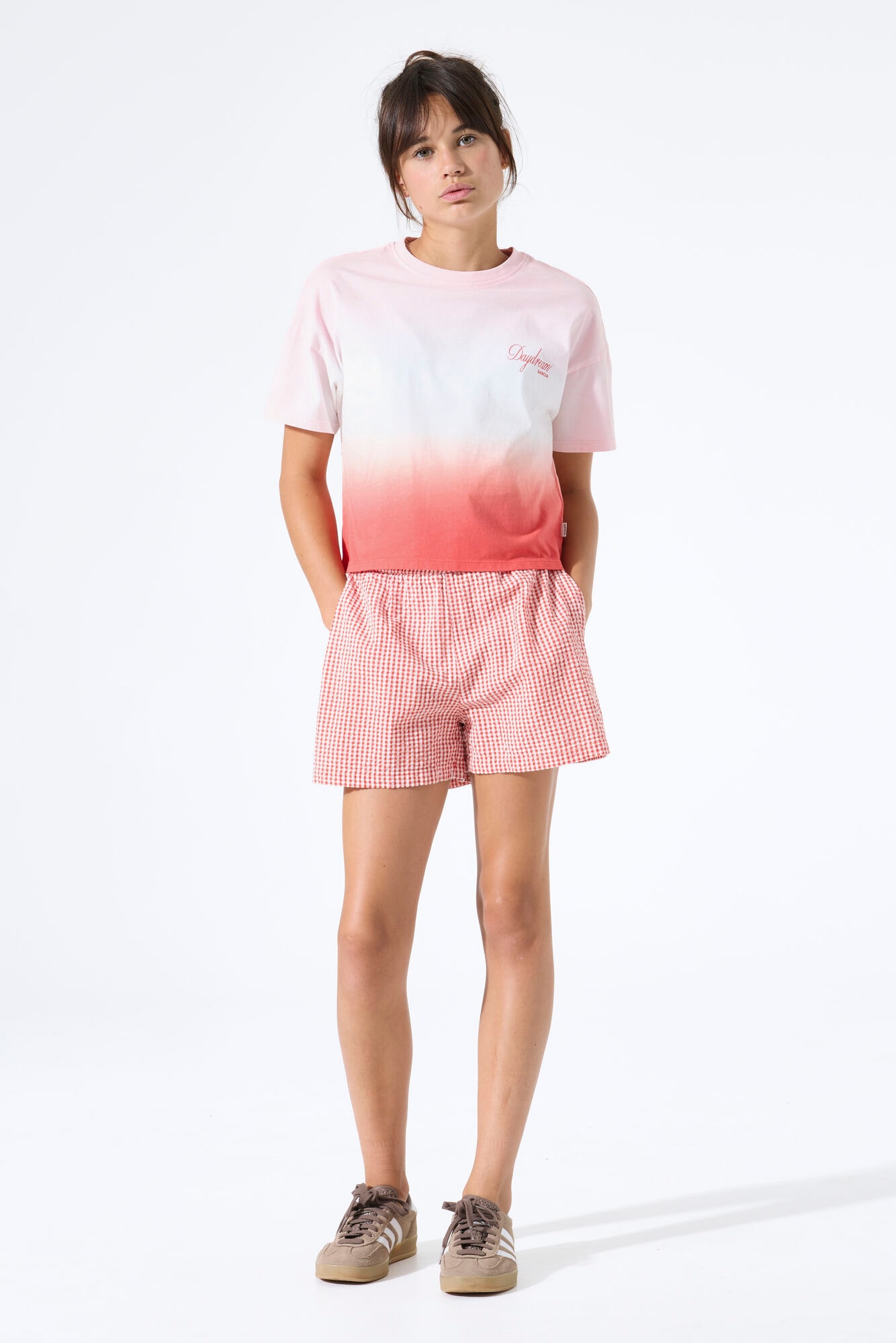 Garcia Kurzarmshirt mit Farbverlauf und Print/für Girls