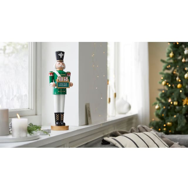 Schneider Weihnachtsfigur »Nussknacker, Weihnachtsdeko«, mit beweglichen  Zahlen-Würfeln, Höhe ca. 46 cm bequem bestellen