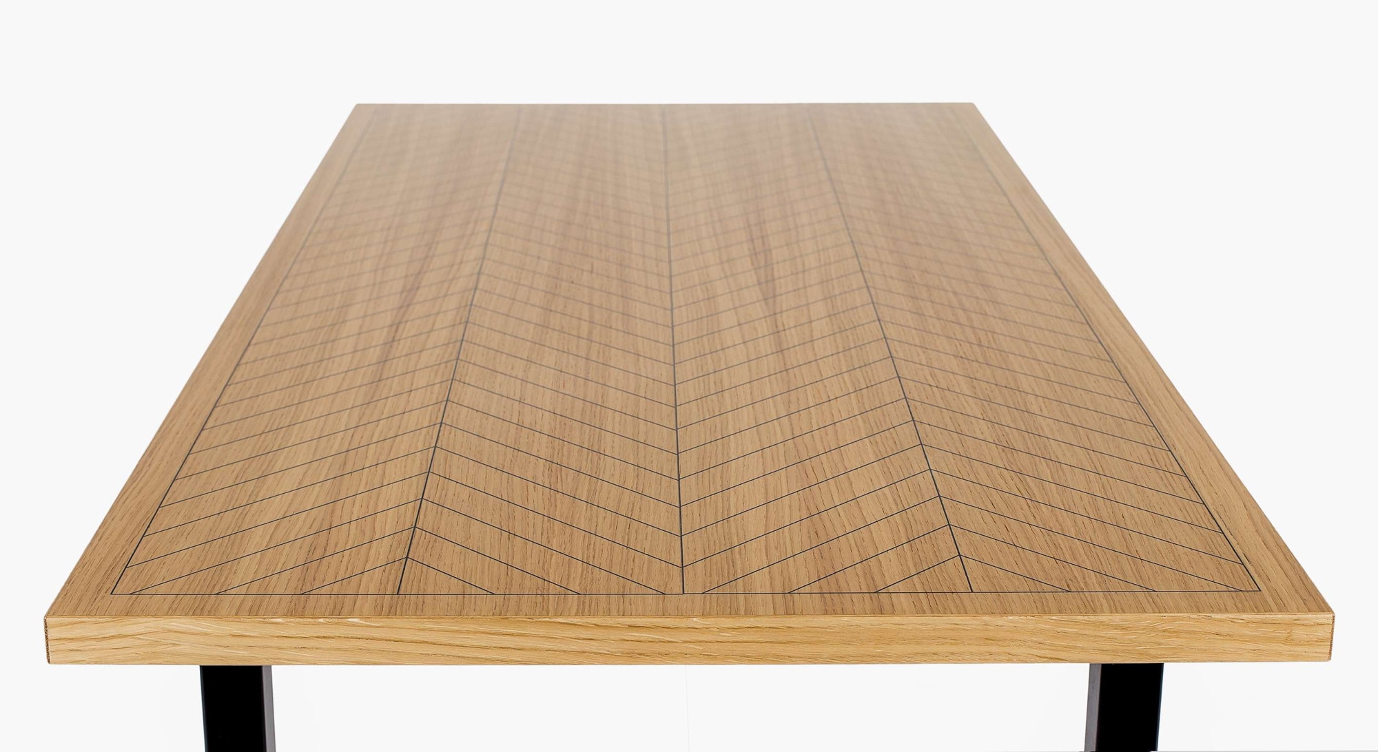 Woodman Couchtisch »Camden«, Beine aus massiver Birke, Breite 120 cm, mit einem schönen Print