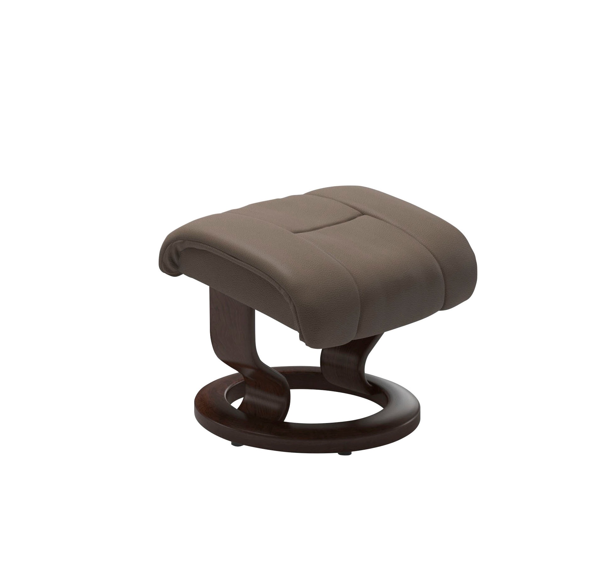 Stressless® Relaxsessel »Reno« Set, Relaxsessel mit Hocker,  mit Hocker, mit Classic Base, Größe S, M & L, Gestell Braun