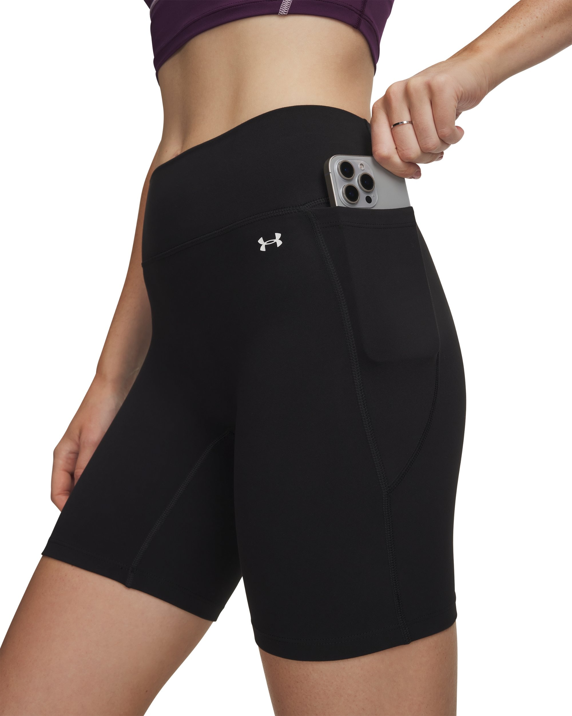 Under Armour® Trainingsshorts »MOTION BIKE SHORT«  sportlicher Stil, für Fitness und Sportmode, kurz geschnittene Form