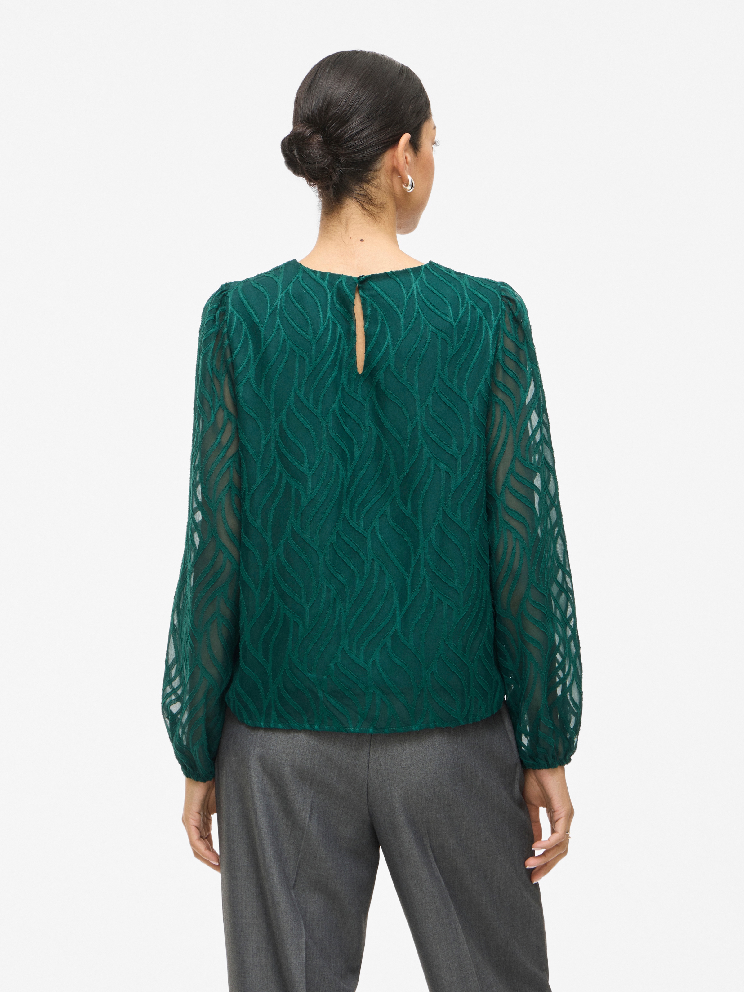 Vila Blusenshirt »VIMIKA O-NECK L/S TOP - NOOS«