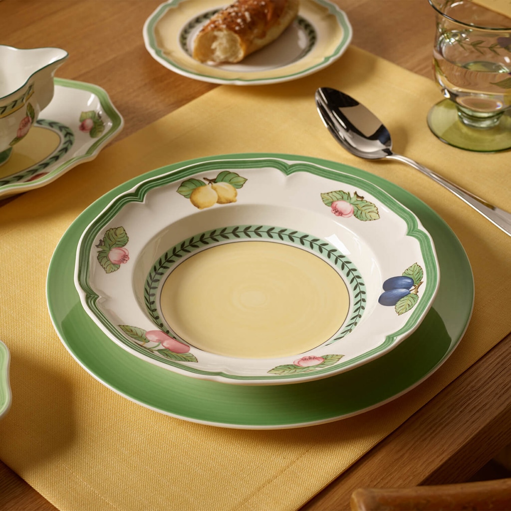 Villeroy & Boch Suppenteller »Suppenteller French Garden Fleurence ø 22,8 cm 6er Set bunt«