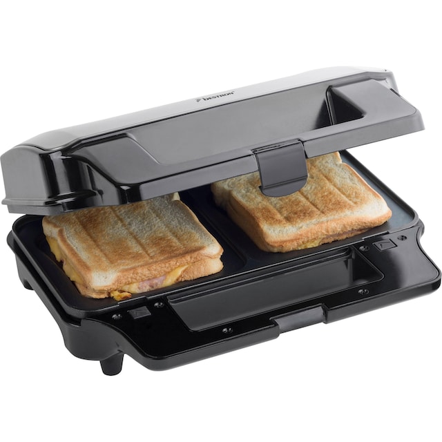 antihaftbeschichtet, | W, Jahren Sandwichmaker, Schwarz mit 3 3-in-1, online »ASG90XXL, XXL Garantie Waffeleisen«, bestron kaufen Kontaktgrill 900