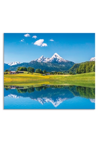 Artland Küchenrückwand »Landschaft in den Alpen«, (1 tlg.), Alu Spritzschutz mit... kaufen