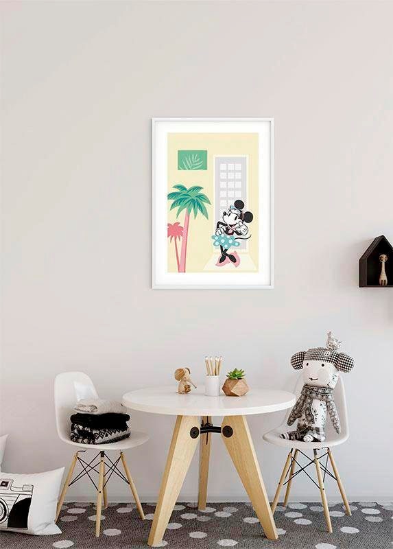 Komar Poster »Minnie Mouse Palms«, St.), XXL | 3 (1 online Kinderzimmer, Garantie Schlafzimmer, Disney, Wohnzimmer kaufen Jahren mit