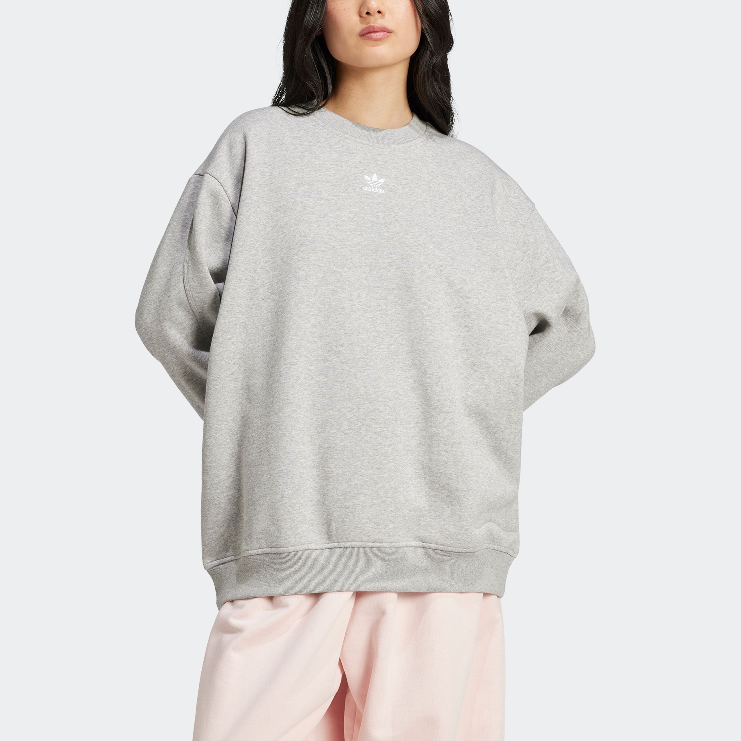 adidas Originals Sweatshirt »ESS CREW FL OS«, mit sportlichem Stil, aus Baumwolle
