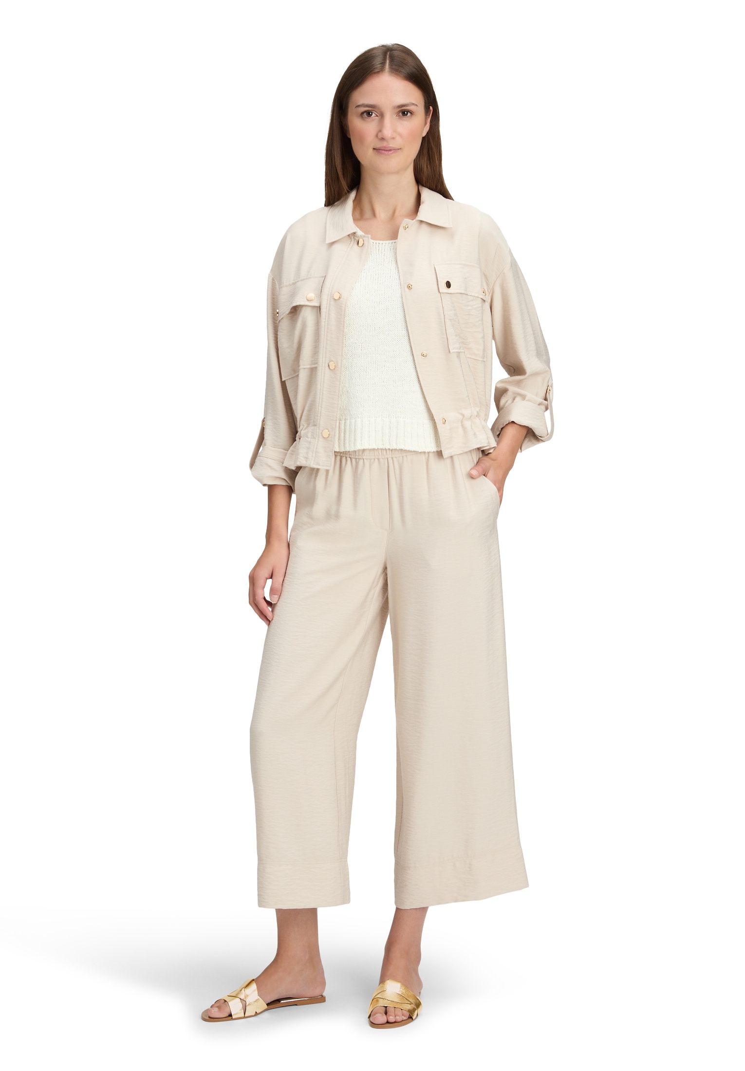 Betty&Co Jackenblazer »Casual-Jacke mit aufgesetzten Taschen«