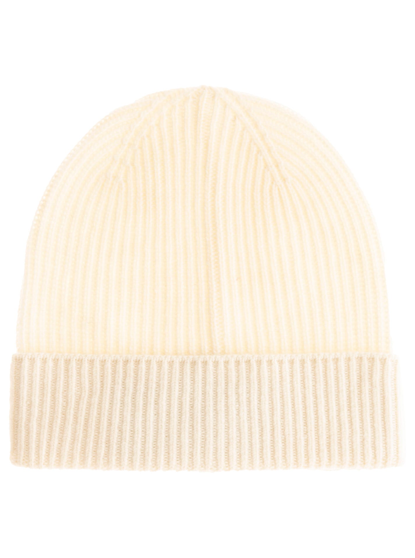 Zwillingsherz Beanie, Feinripp, breiter Umschlag, Wolle