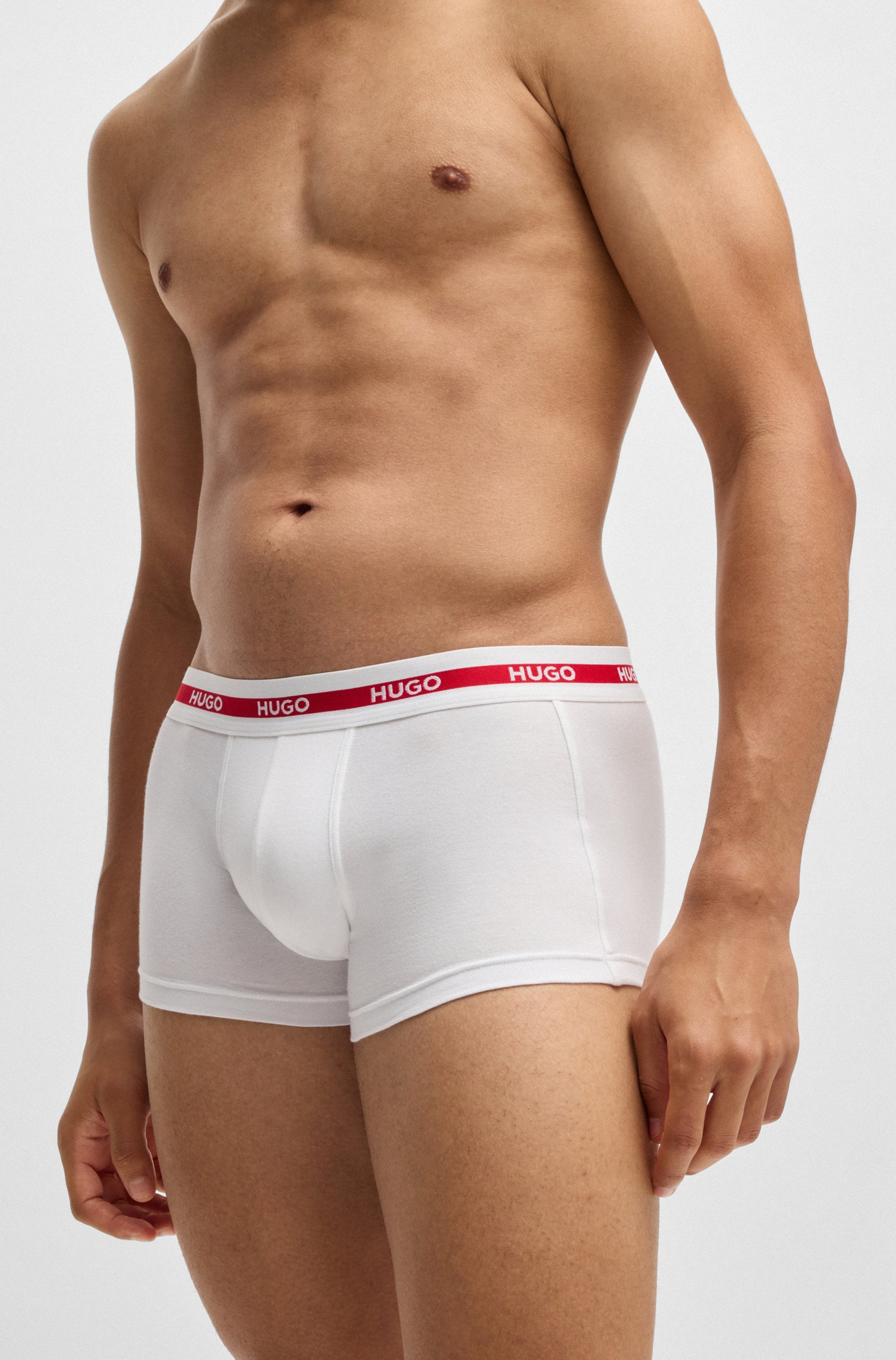 HUGO Underwear Trunk »TRIPLET«, (Packung, 3 St., Im Dreierpack), mit Logoschriftzug