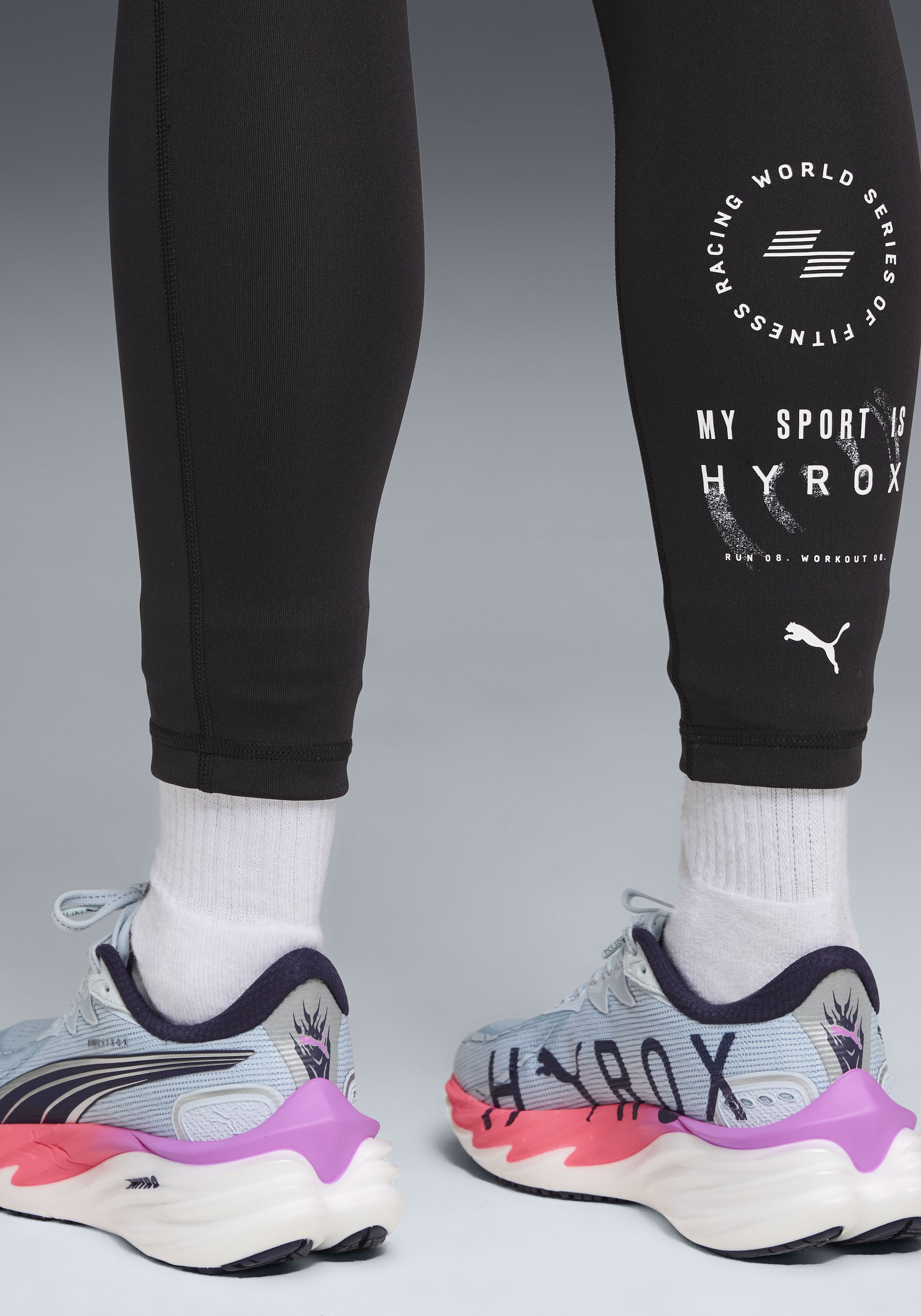 PUMA Trainingstights »W  X HYROX ESS TIGHT«  mit DryCELL-Technologie, atmungsaktiv, schmale Passform