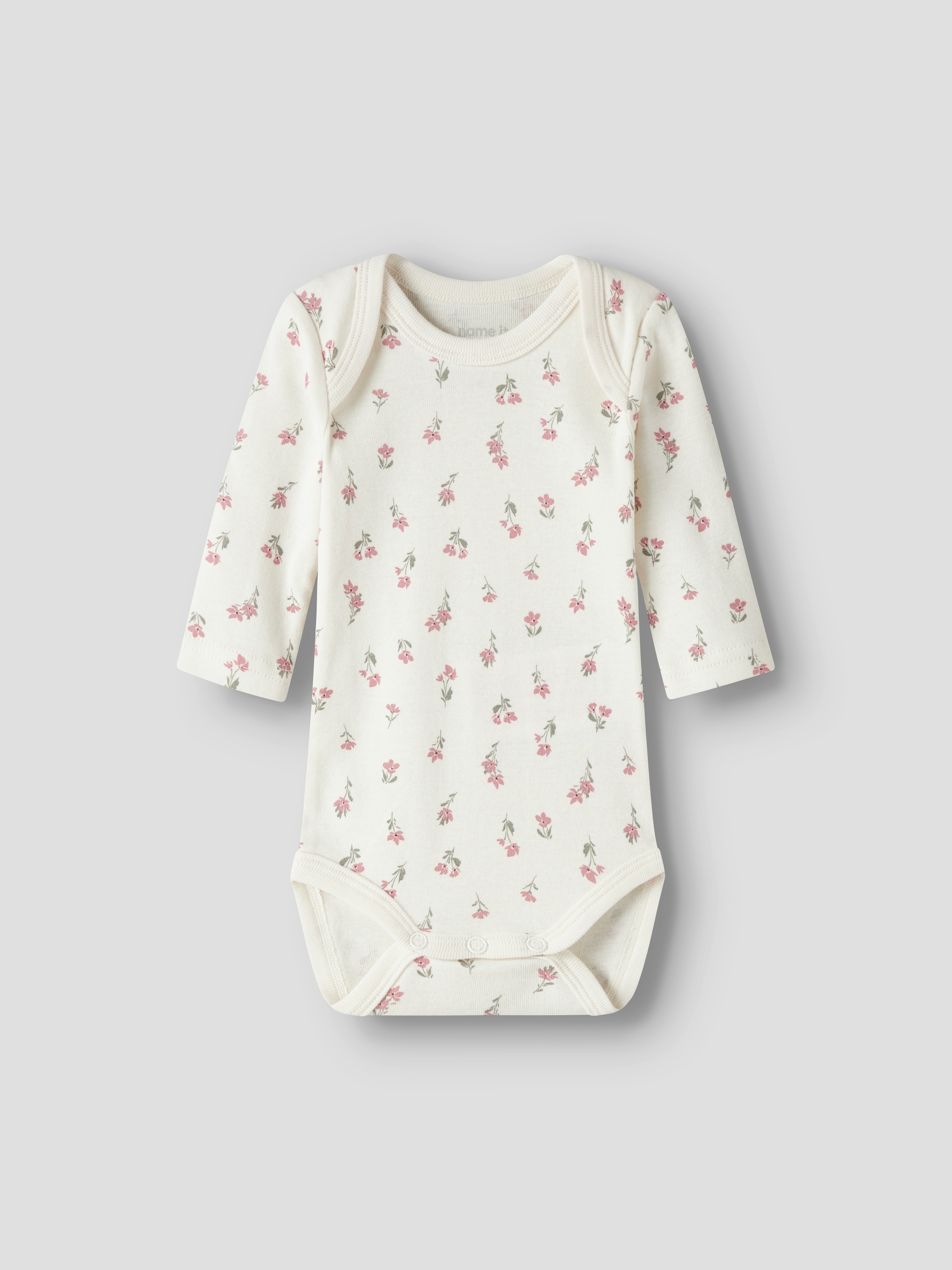 Name It Langarmbody »NBFBODY 3P LS FLOWER NOOS« Packung, 3 tlg.