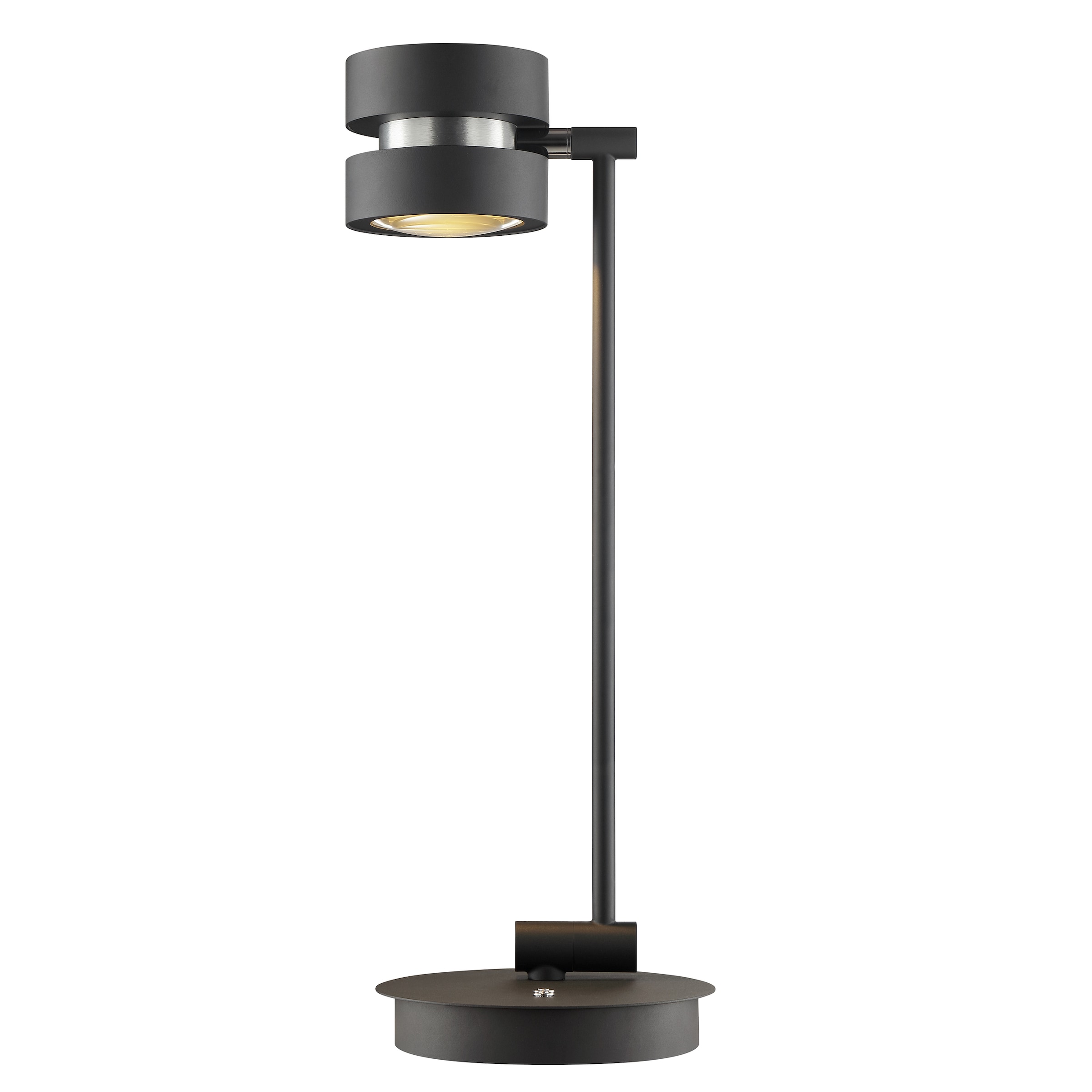 lumiCouture LED Tischleuchte »Glow Sphere« LED-Modul 1 Stk. Warmweiß Ø 26 cm x 61 cm, 1200 lm, 2700K, Up Downlight, Aluminium/Glas, schwarz