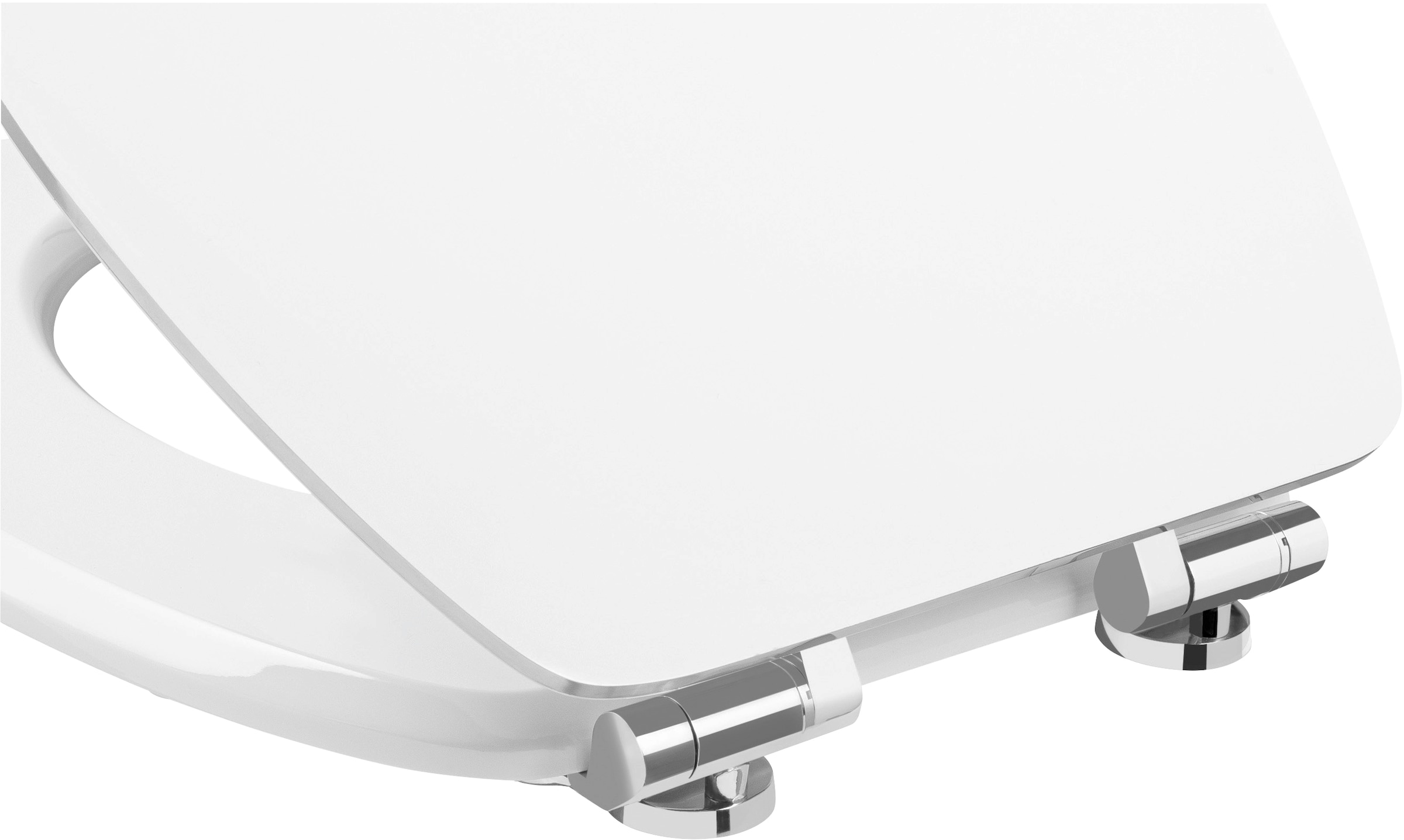 CORNAT WC-Sitz »Steel« mit silberfarbener Edelstahlkante