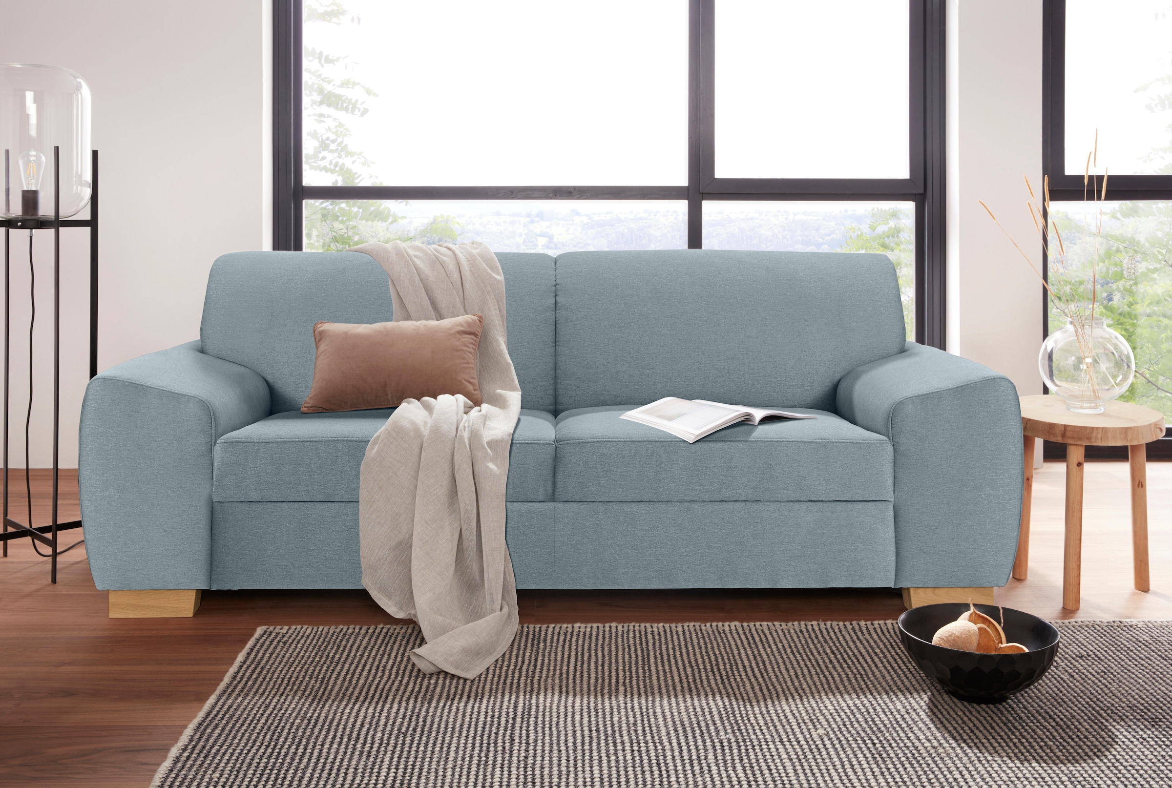 DOMO collection 2,5-Sitzer »Incanto, kubische Formensprache, komfortabel, flache Armlehnen«