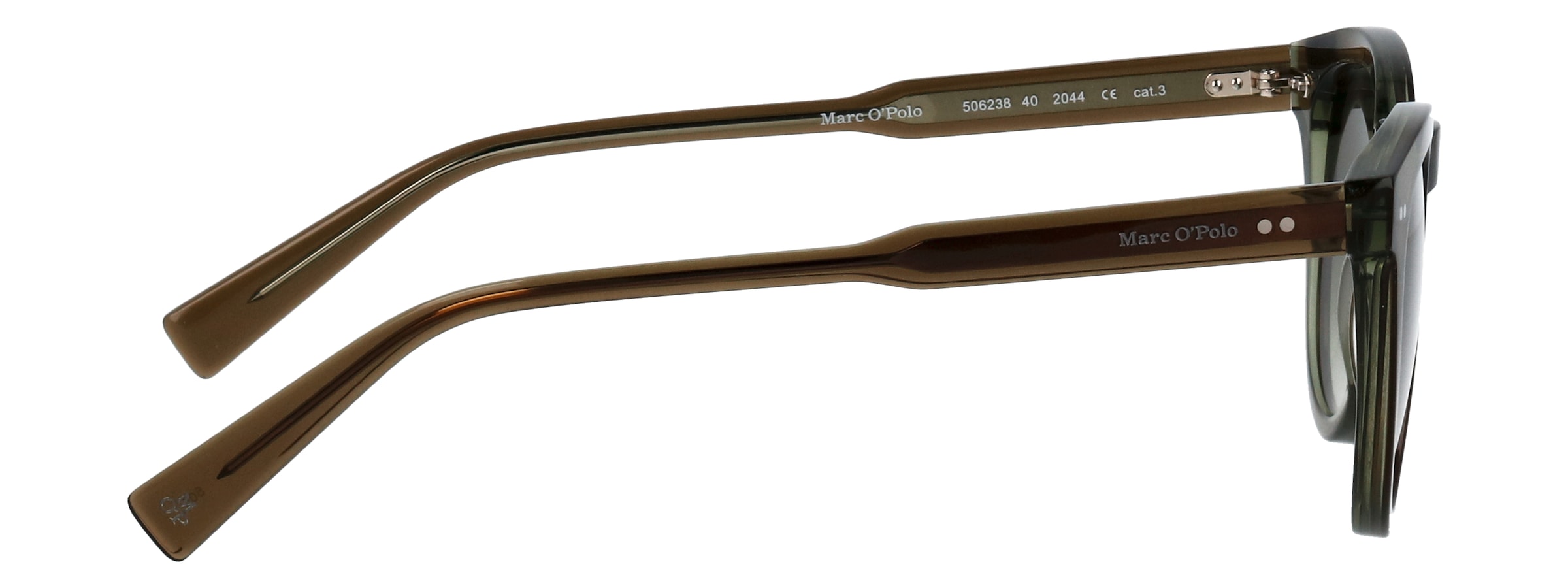 Marc O'Polo Sonnenbrille »Modell 506238« Form Panto, Logoschriftzug auf Bügel, Kunststofffassung