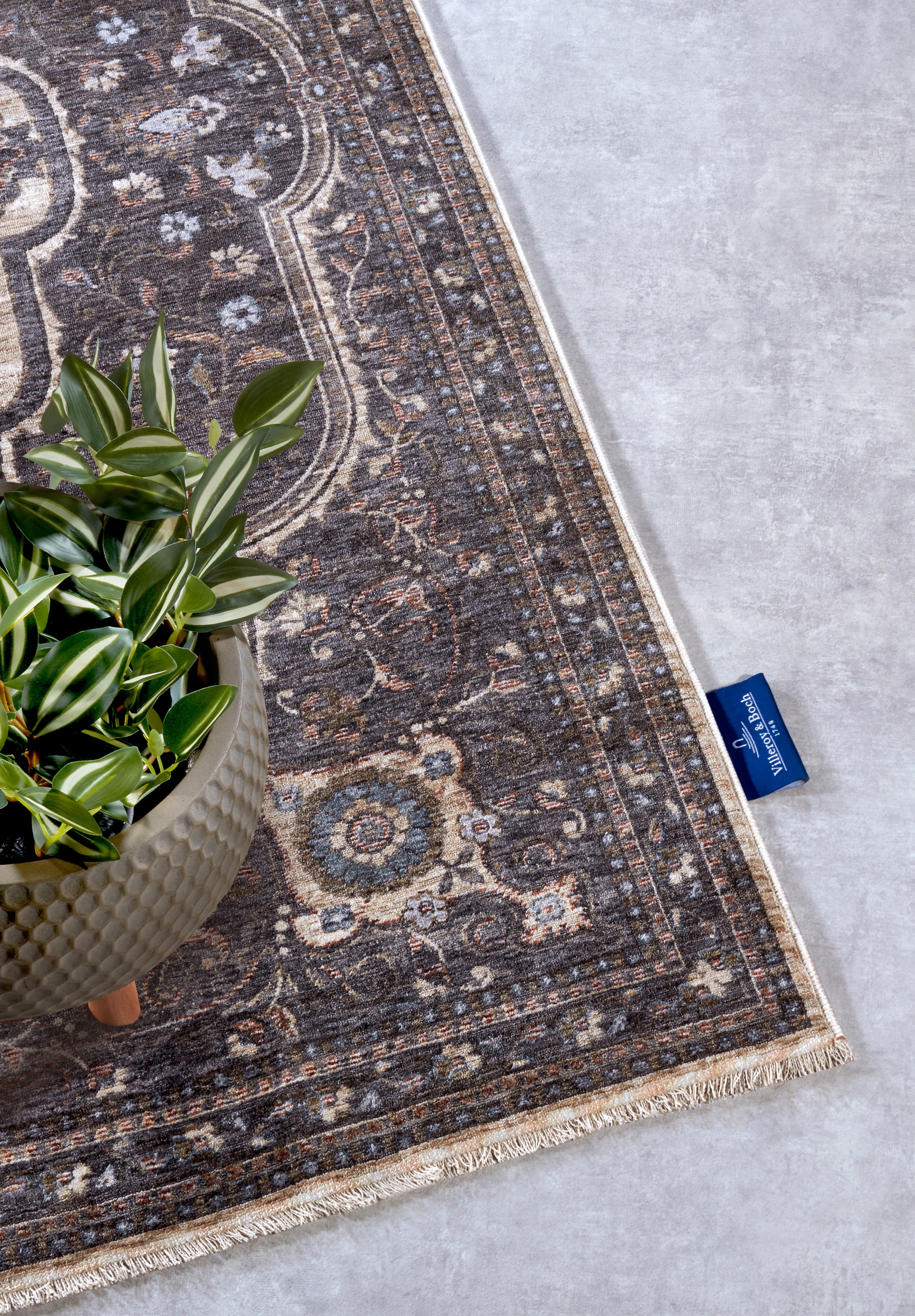 Villeroy & Boch Teppich »Renata«, rechteckig, 7 mm Höhe, Läufer, Orientalisch, Fransen, Wohnzimmer, Schlafzimmer, Vintage