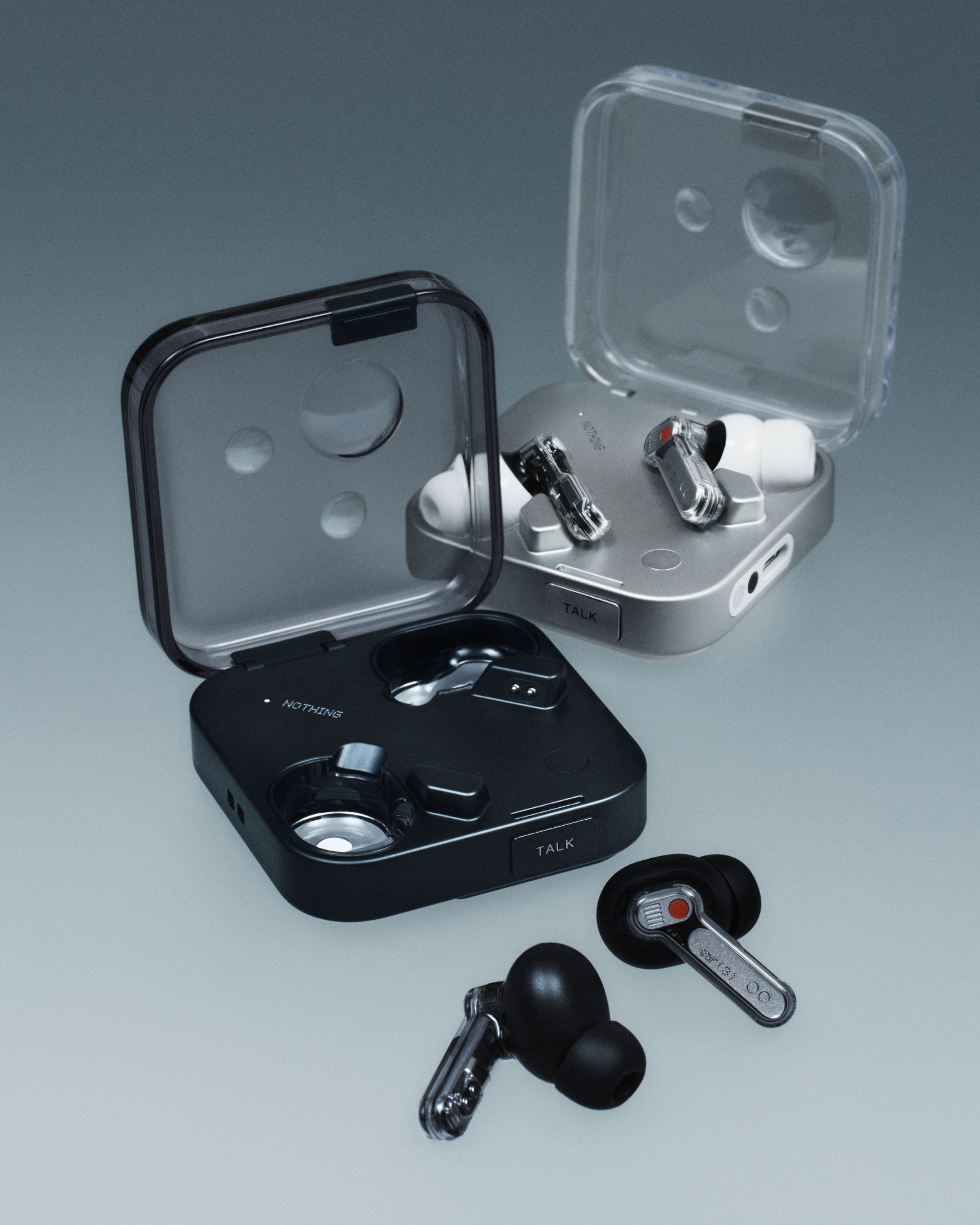 NOTHING wireless In-Ear-Kopfhörer »Ear (3)« Bluetooth Active Noise Cancelling (ANC) | Echo Noise Cancellation | integrierte Steuerung für Anrufe und Musik