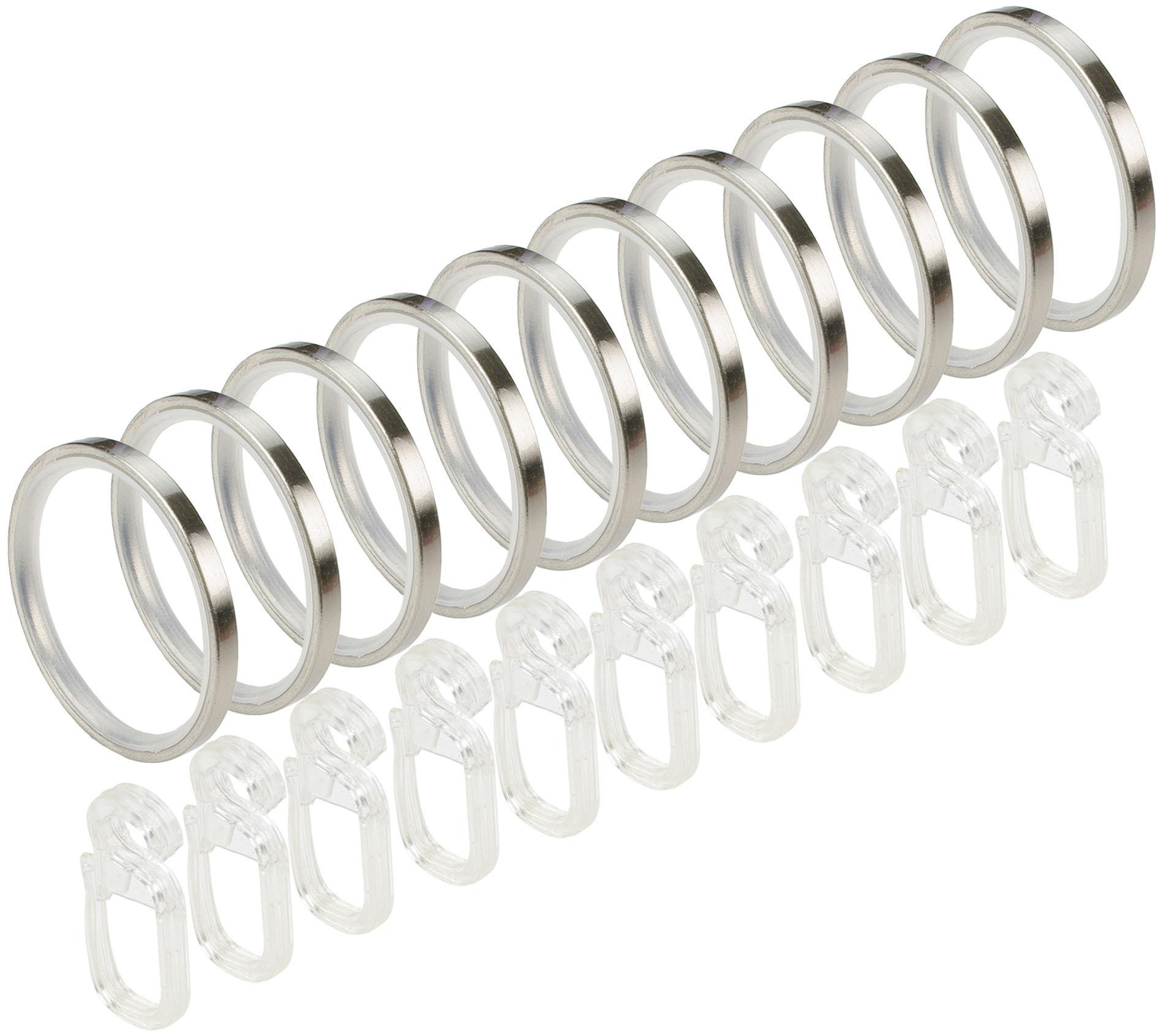 Liedeco Gardinenstange »CELKUGEL01SG1L«, 1 läufig-läufig, Fixmaß, 1-läufig im Fixmaß Ø 25 mm