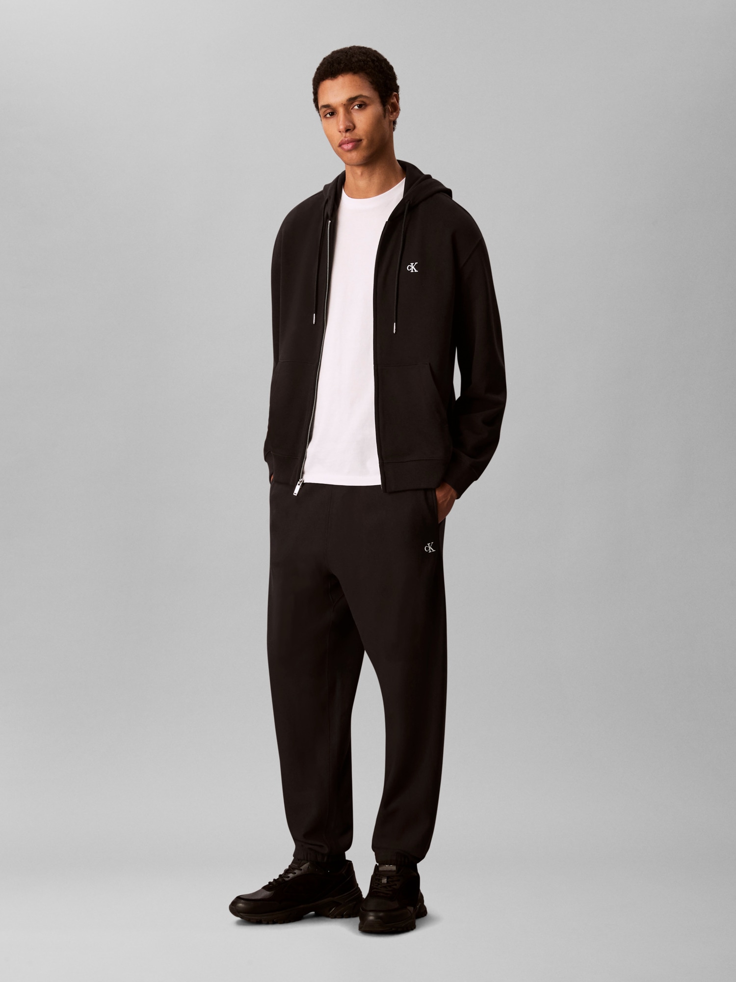 Calvin Klein Jeans Sweathose »EU 350TERRY MONOGRAM JOGGER«  regular fit