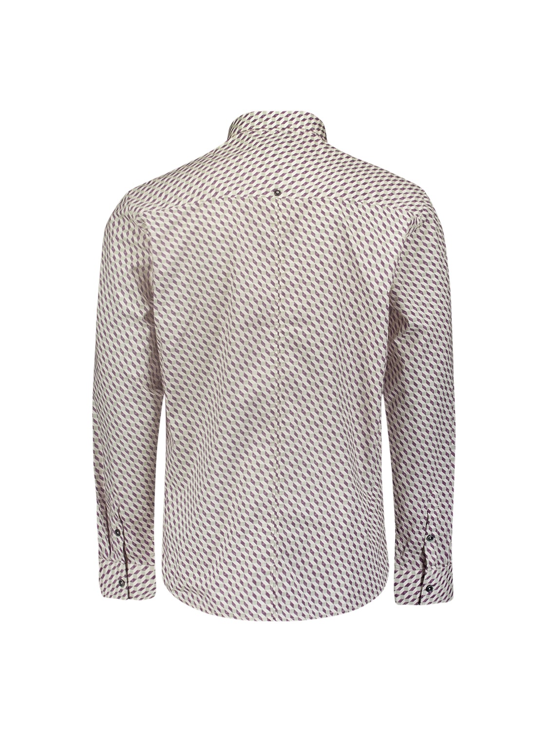 NO EXCESS Langarmhemd mit Muster