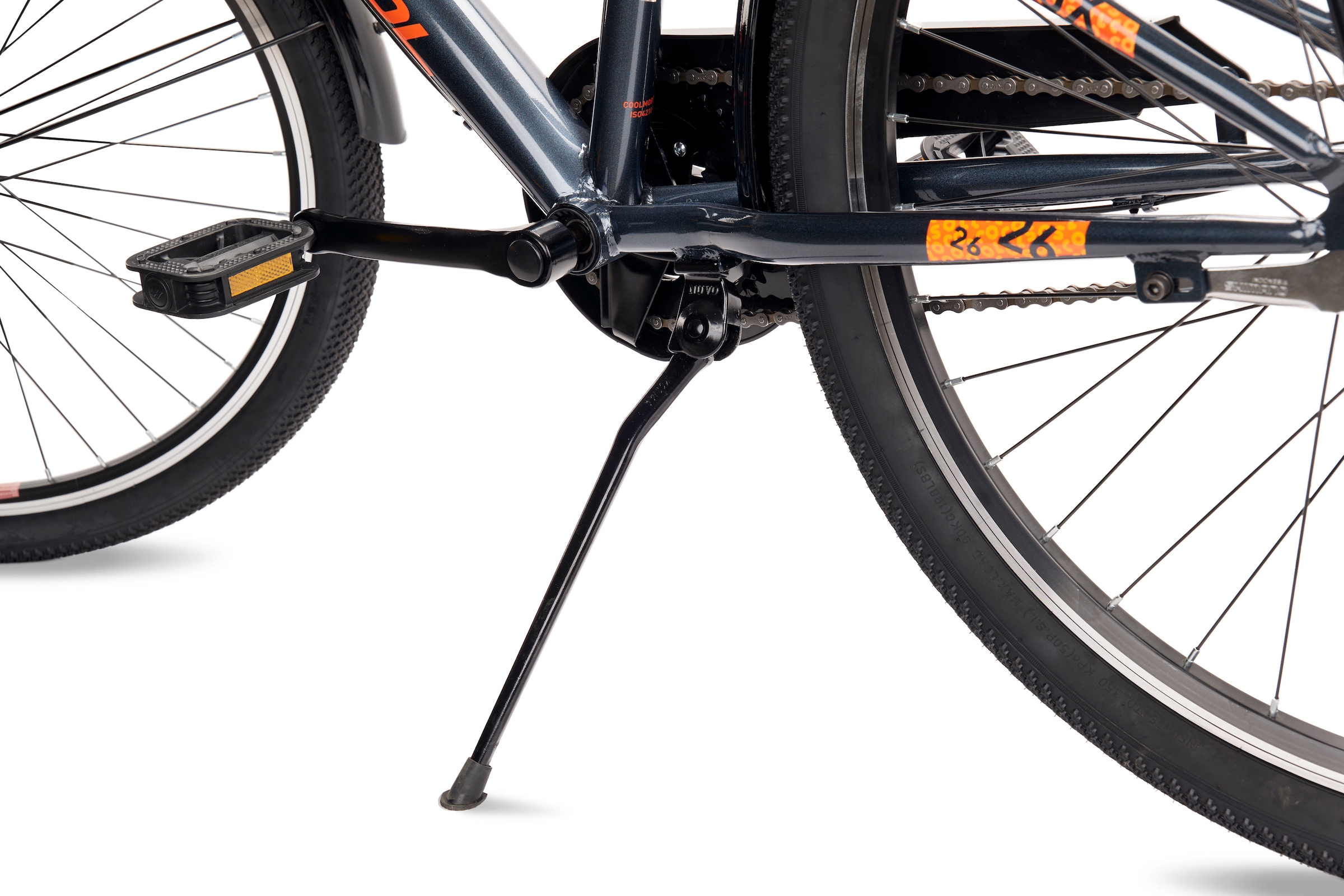 S’COOL Jugendfahrrad »S'COOL troX« 3 Gang Shimano Nabenschaltung 26 Zoll, Jugendliche, mit Gepäckträger und Schutzblech