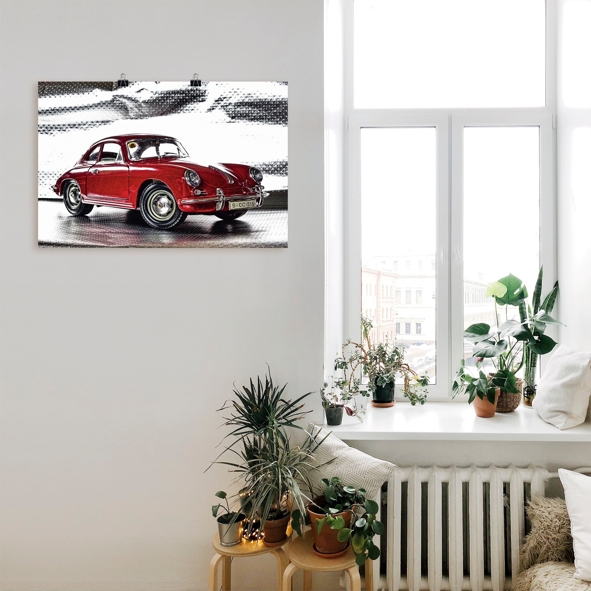 Artland Wandbild »Klassiker - Der Porsche 356« Auto 1 Stk. tlg. als Alubild, Leinwandbild, Poster in verschied. Größen