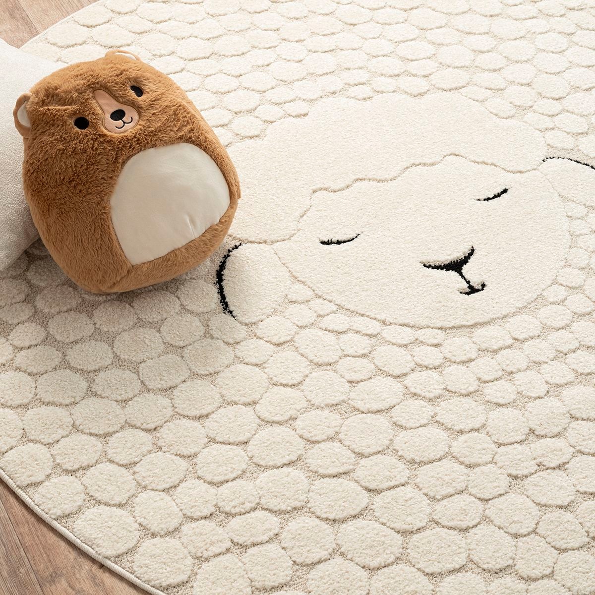 the carpet Teppich »Elisa Kids«, rund, 12 mm Höhe, Kids Kinderzimmer Teppich strapazierfähig und pflegleicht