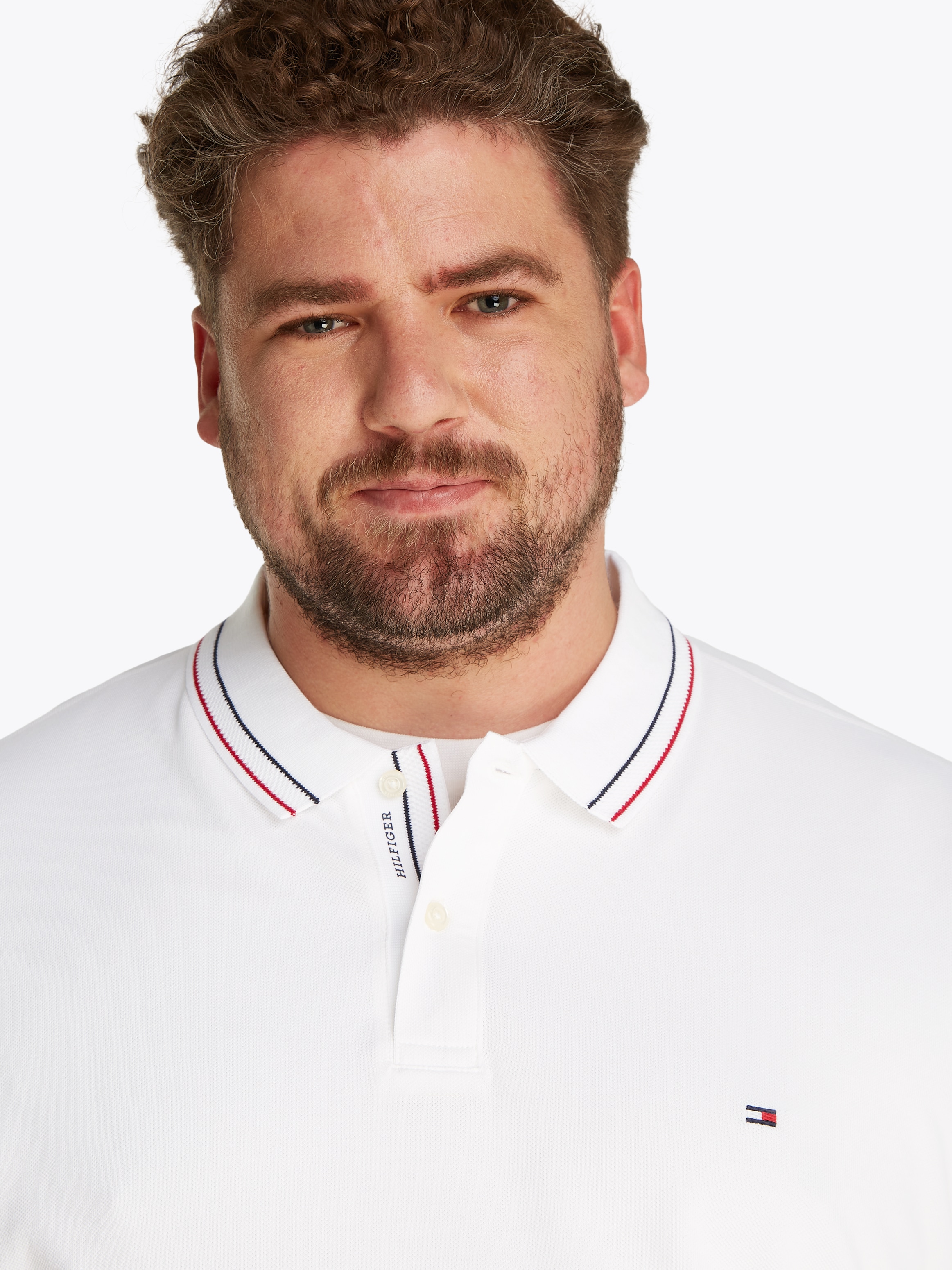 Tommy Hilfiger Big & Tall Poloshirt »BT-PLACKET INTEREST REG POLO-B«, Große Größen