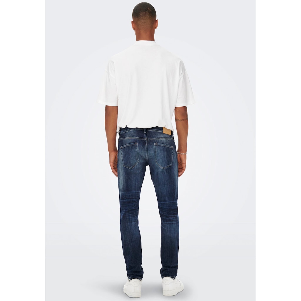 ONLY & SONS Straight-Jeans »ONSWEFT REGULAR WB 0021 TAI DNM NOOS«