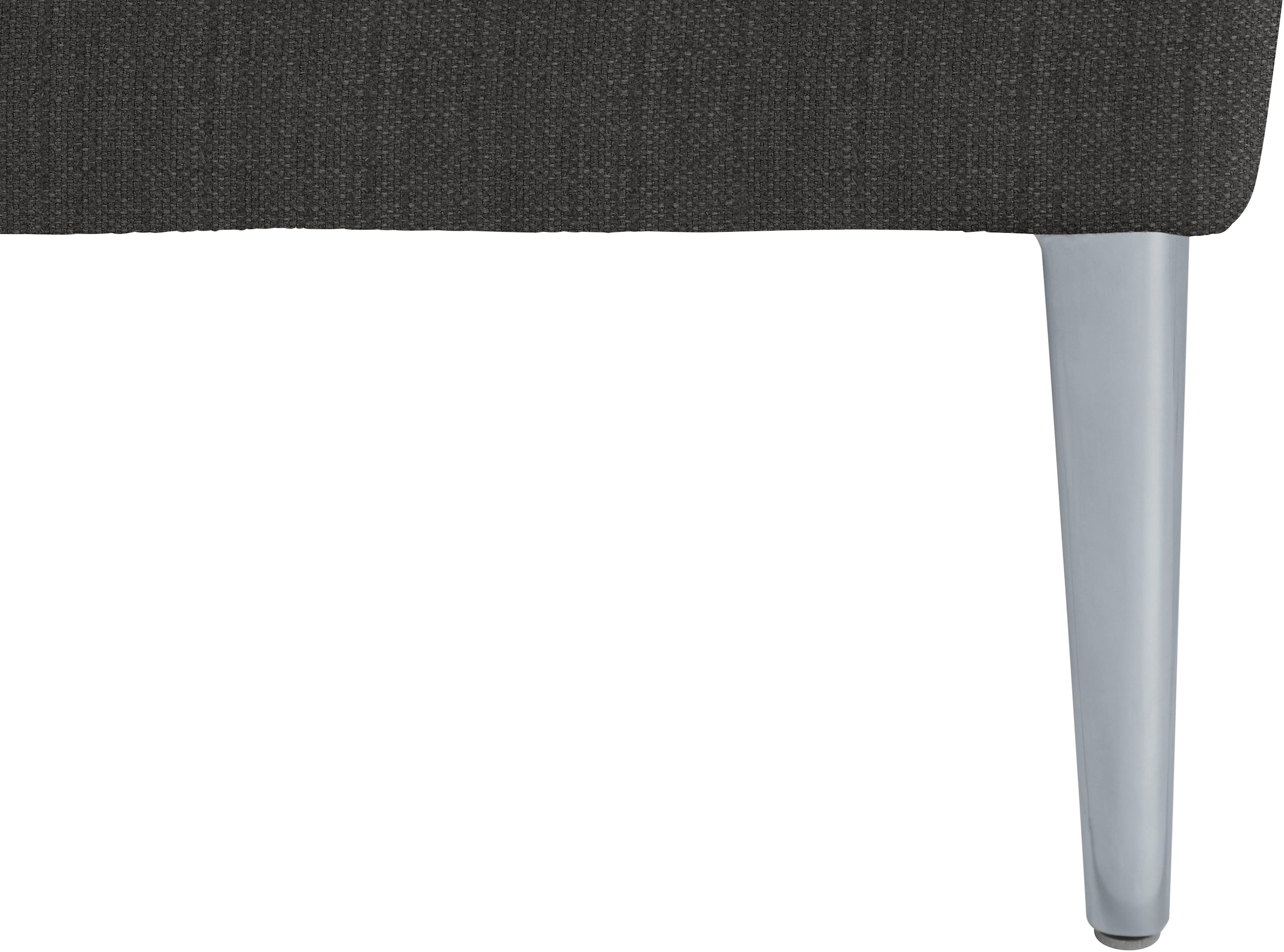 W.SCHILLIG Ecksofa »enjoy&MORE, Designsofa, bequem, zeitlos und elegant, L-Form«, mit Sitztiefenverstellung, Füße silber matt, Breite 340 cm