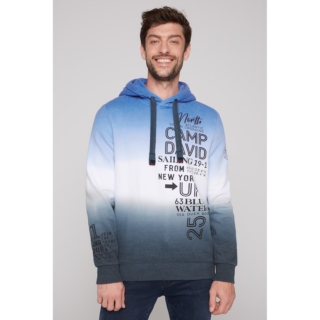 CAMP DAVID Hoodie, mit Kordelzug in der Kapuze