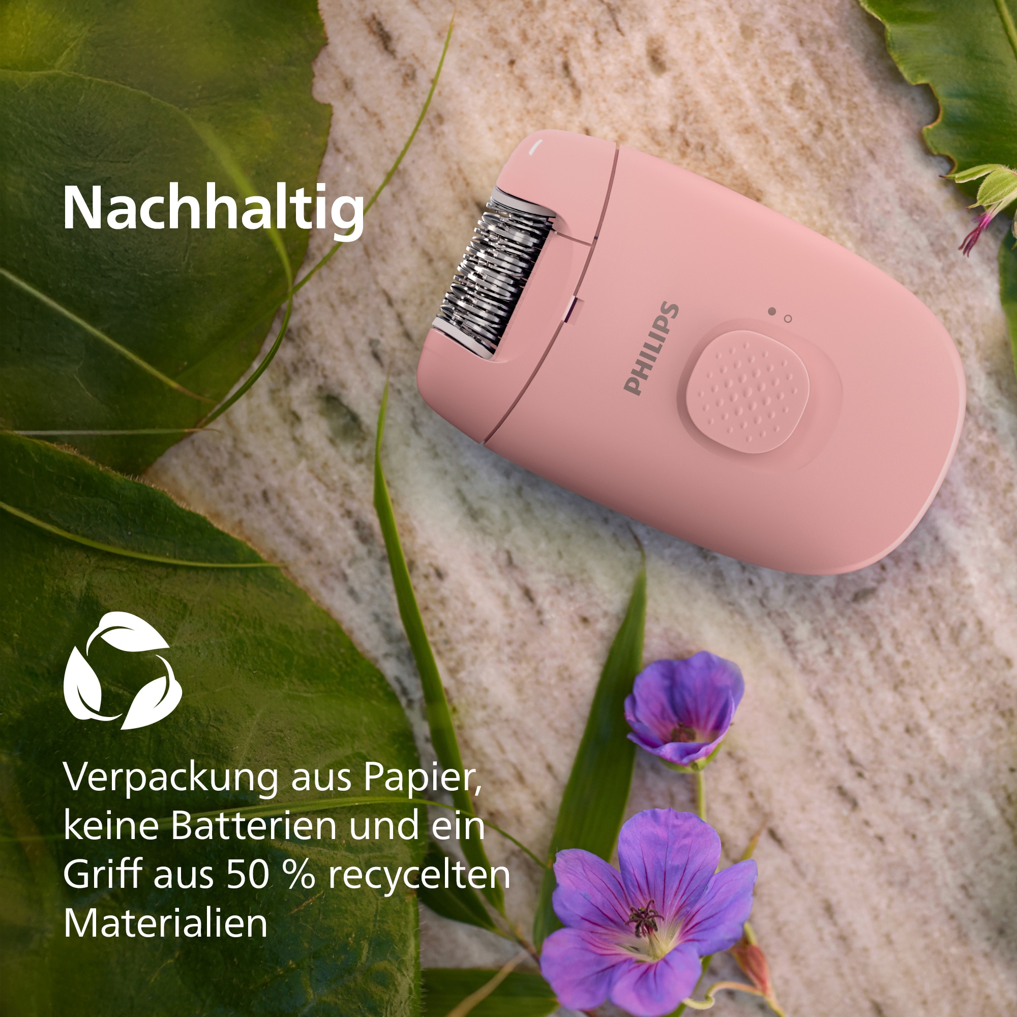 Philips Epilierer »Series 2000« 1 Stk. Aufsätze kompakter Epilierer mit Kabel und Massageaufsatz