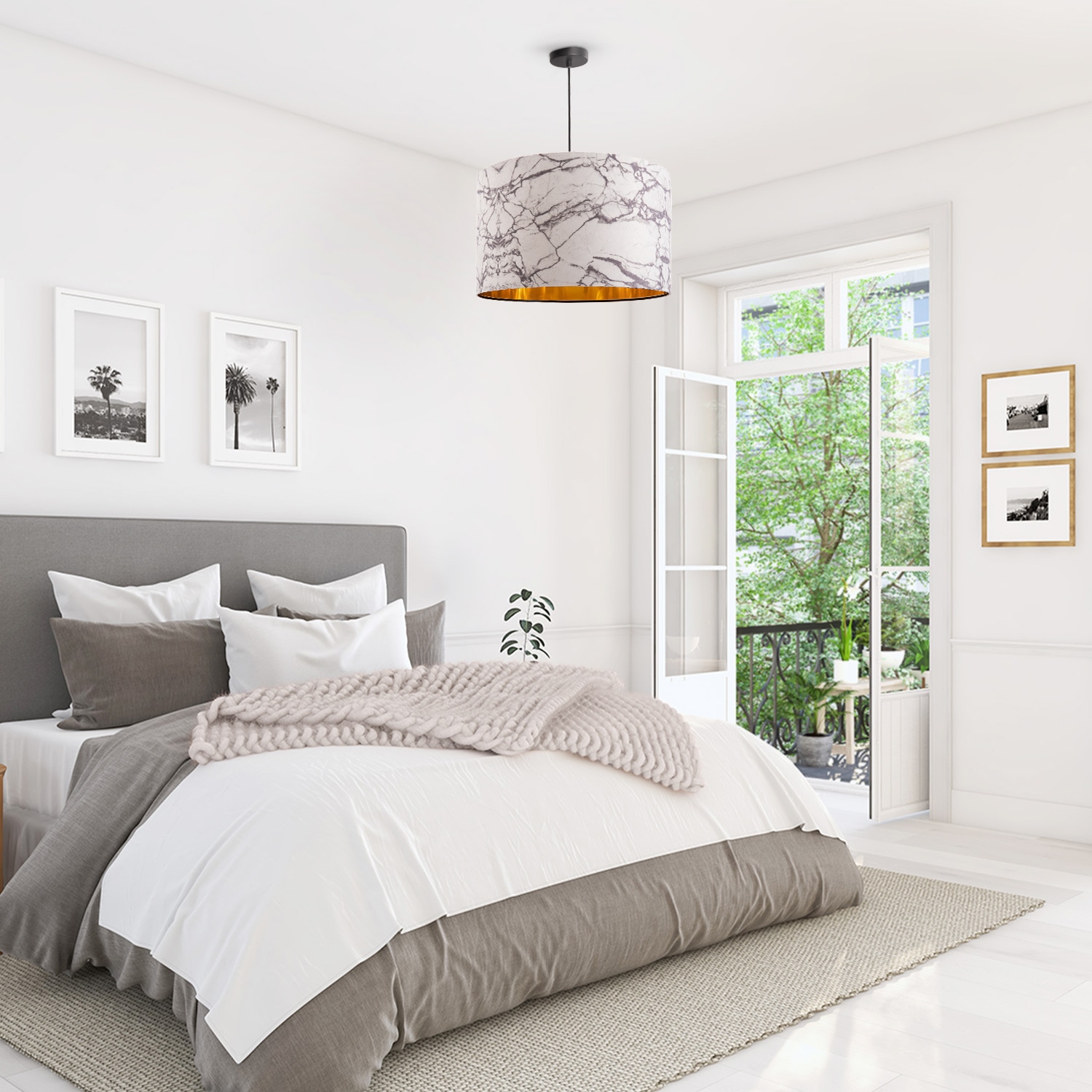 Paco Home Pendelleuchte »Kraft 525«, 1 flammig-flammig, Deckenlampe  Wohnzimmer Hängelampe Esszimmer Marmor Weiß E27 online kaufen | mit 3  Jahren XXL Garantie