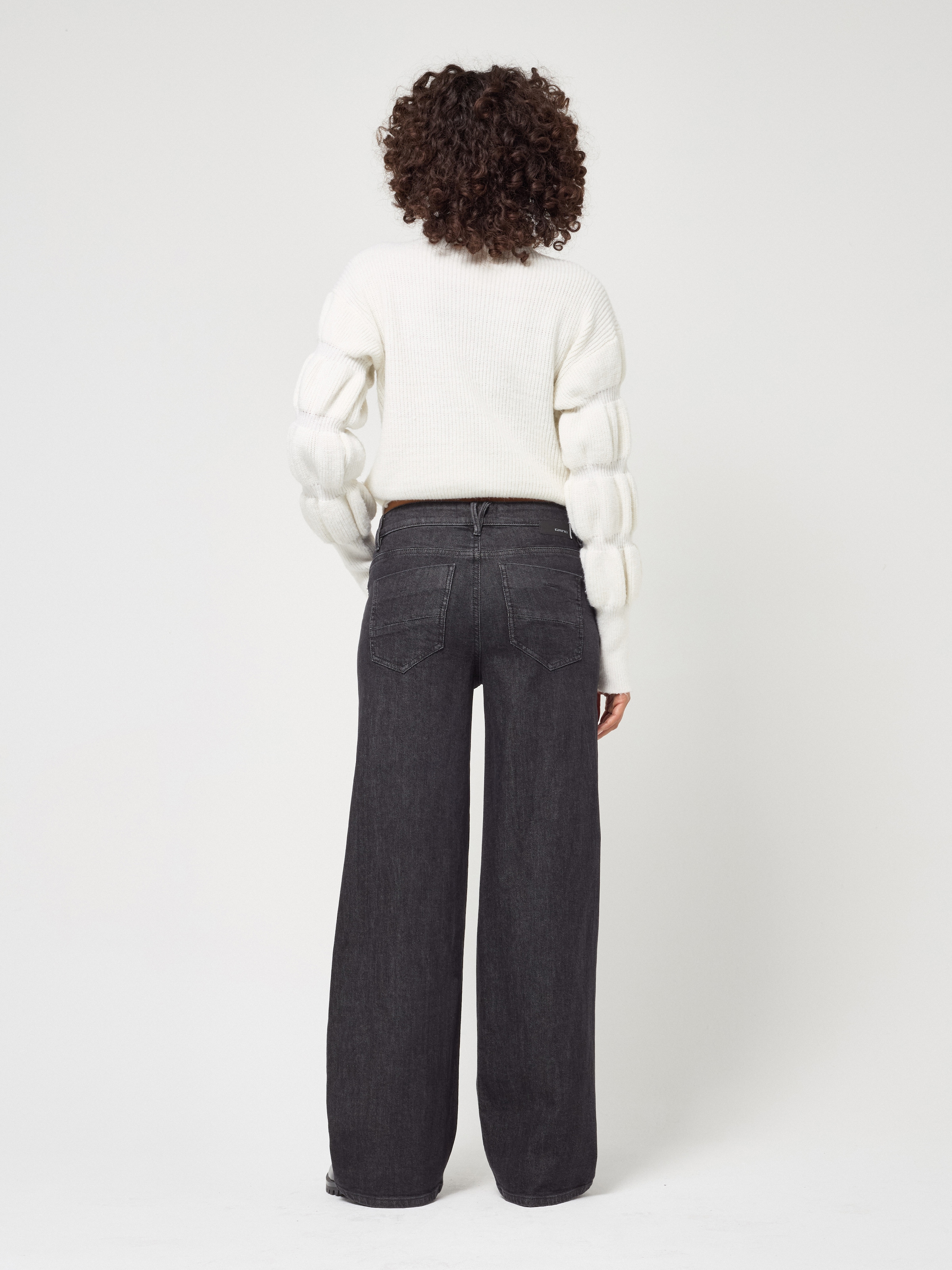 GANG Straight-Jeans »94CARLOTTA LONG« Wide Leg im 5-Pocket-Stil