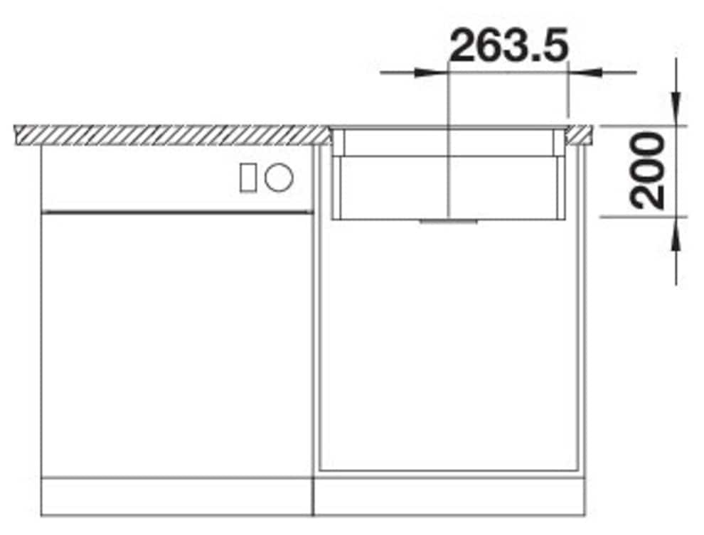 Blanco Granitspüle »ETAGON 500-F«, inklusive 2 Gratis ETAGON-Schienen aus Edelstahl